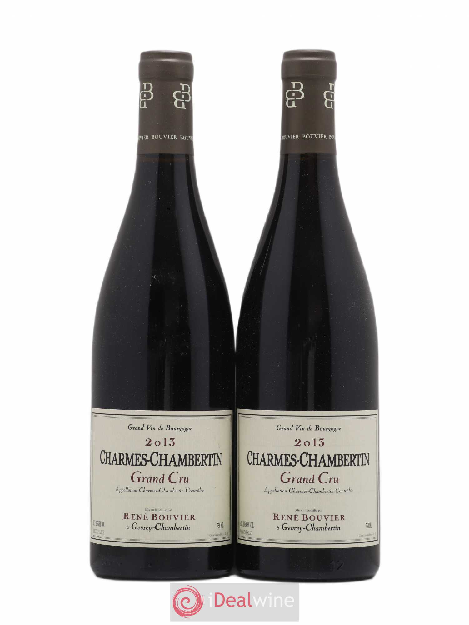 Charmes-Chambertin Grand Cru René Bouvier (Domaine) 2013 - Lot de 2 bouteilles - 0
