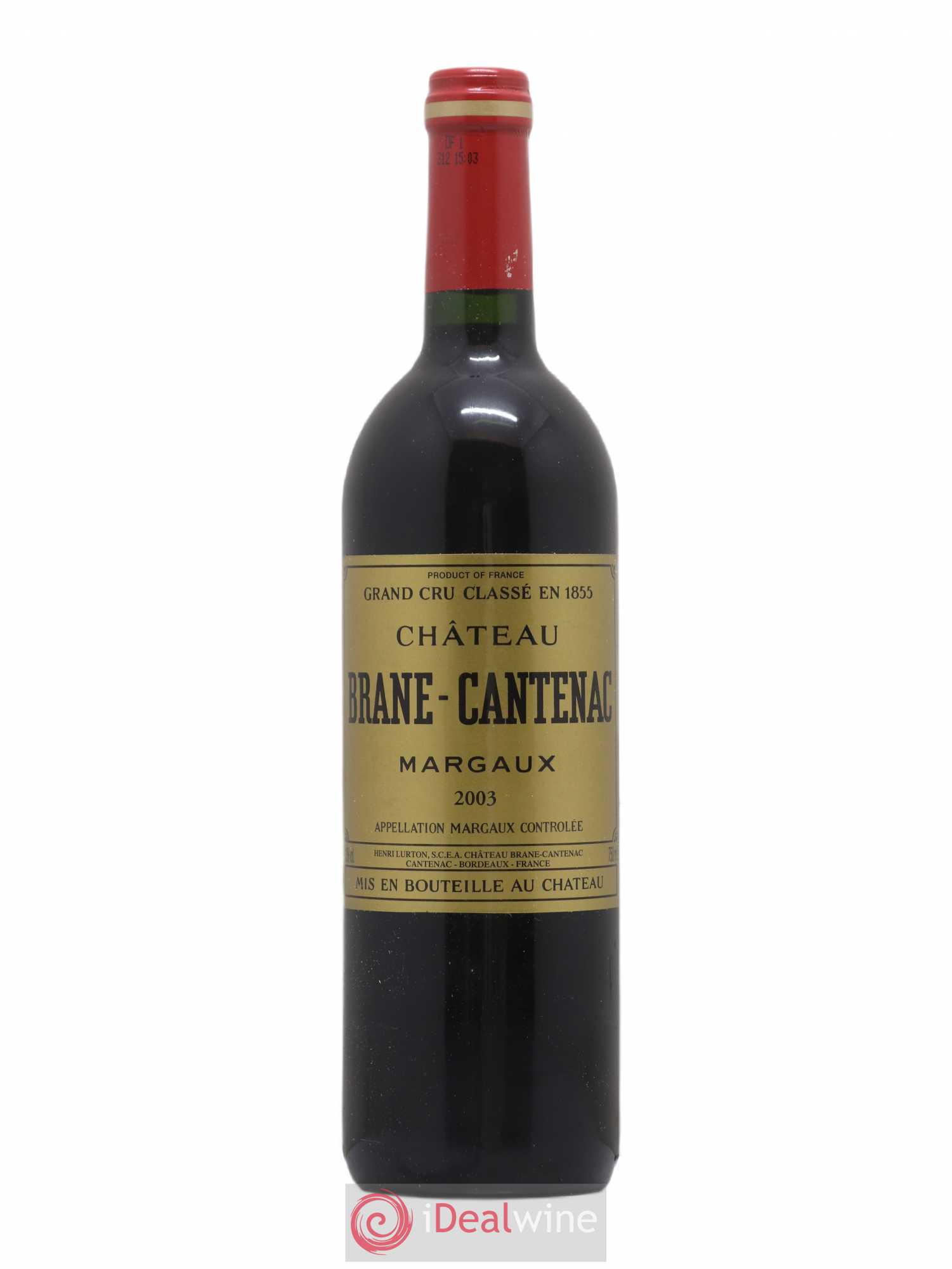 Château Brane Cantenac 2ème Grand Cru Classé 2003 - Lotto di 1 bottiglia - 0