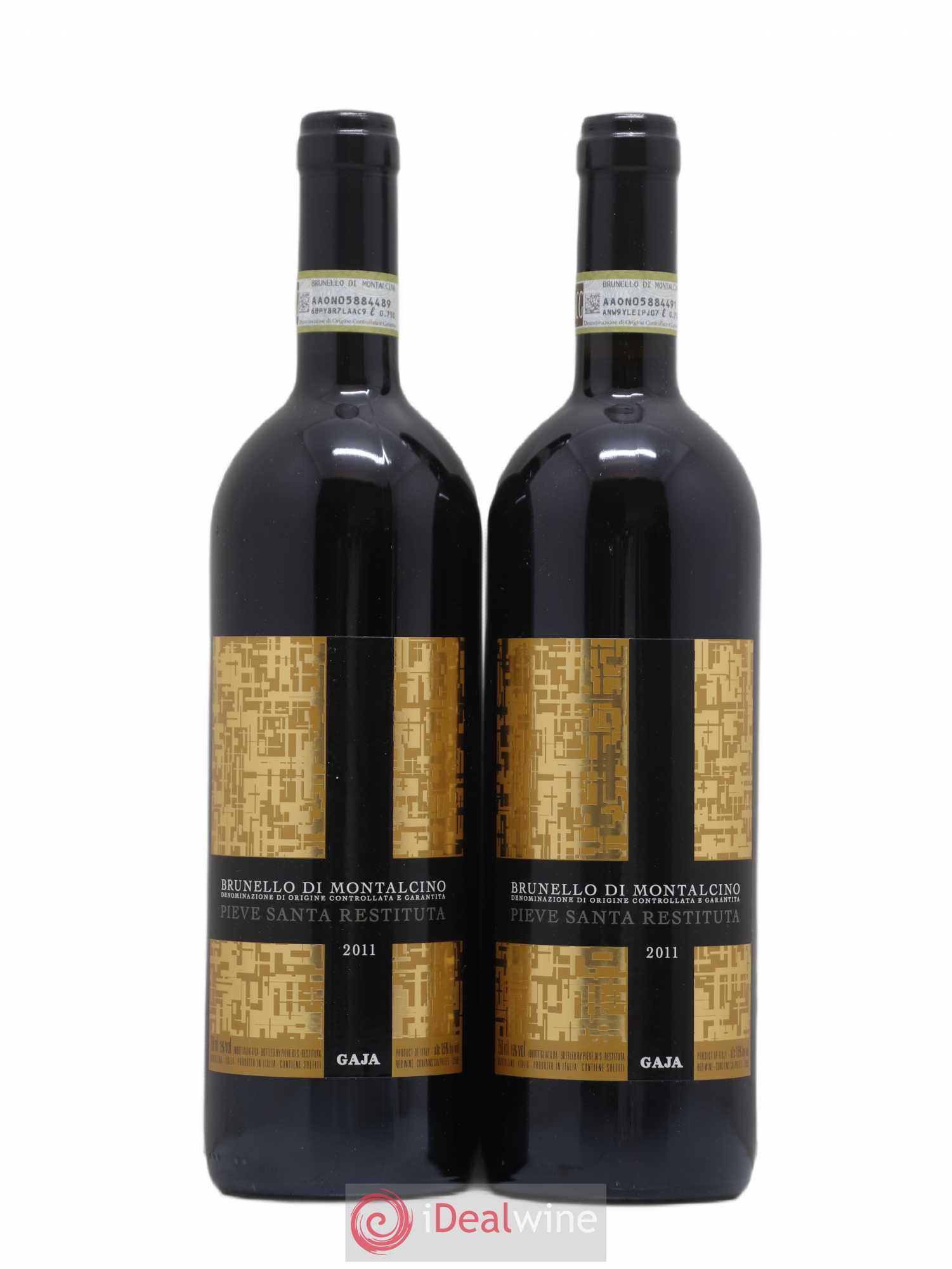 Brunello di Montalcino DOCG Pieve Santa Restituta - Rennina Angelo Gaja 2011 - Lot de 2 bouteilles - 0