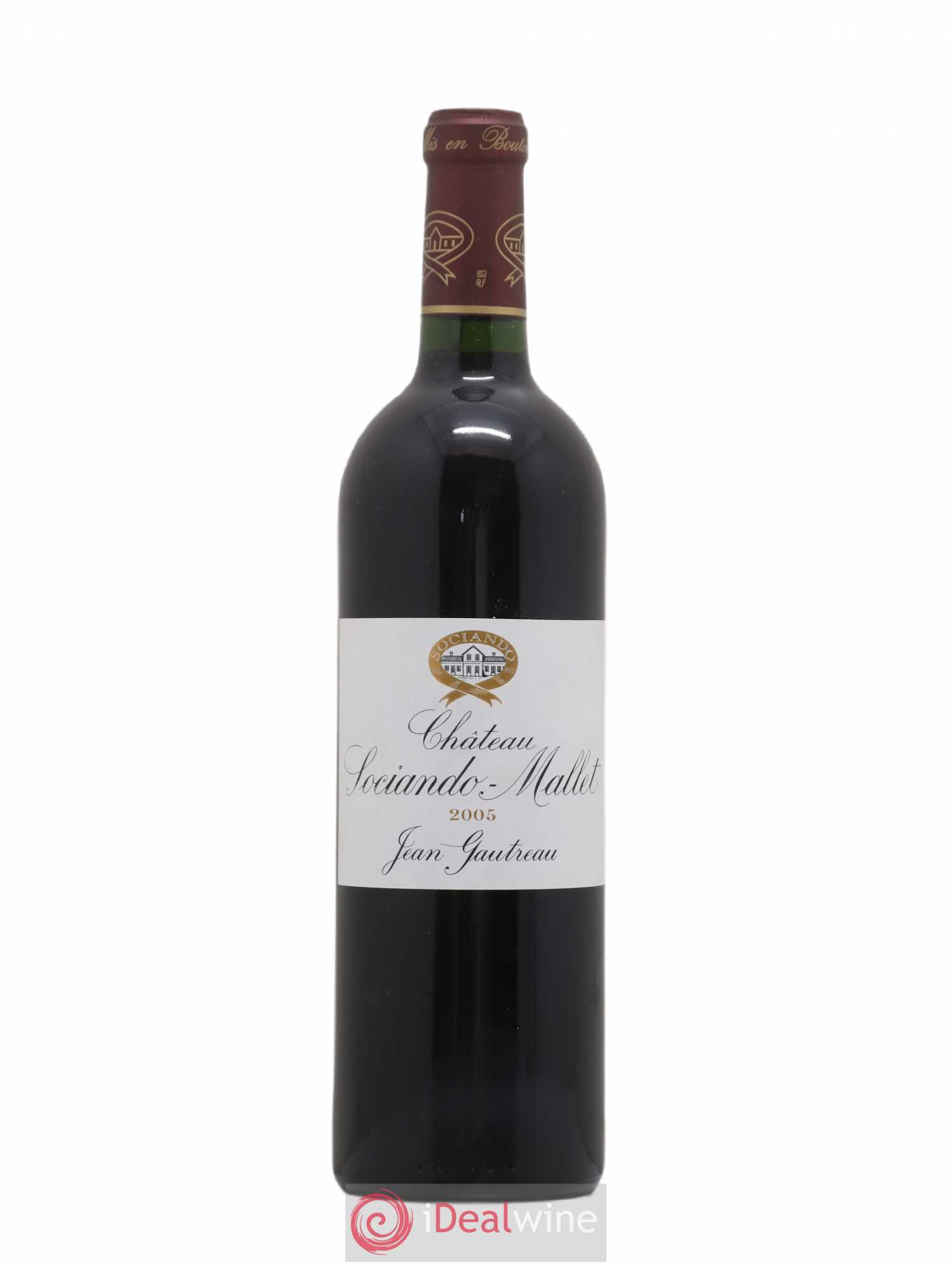 Château Sociando Mallet 2005 - Lot de 1 bouteille - 0