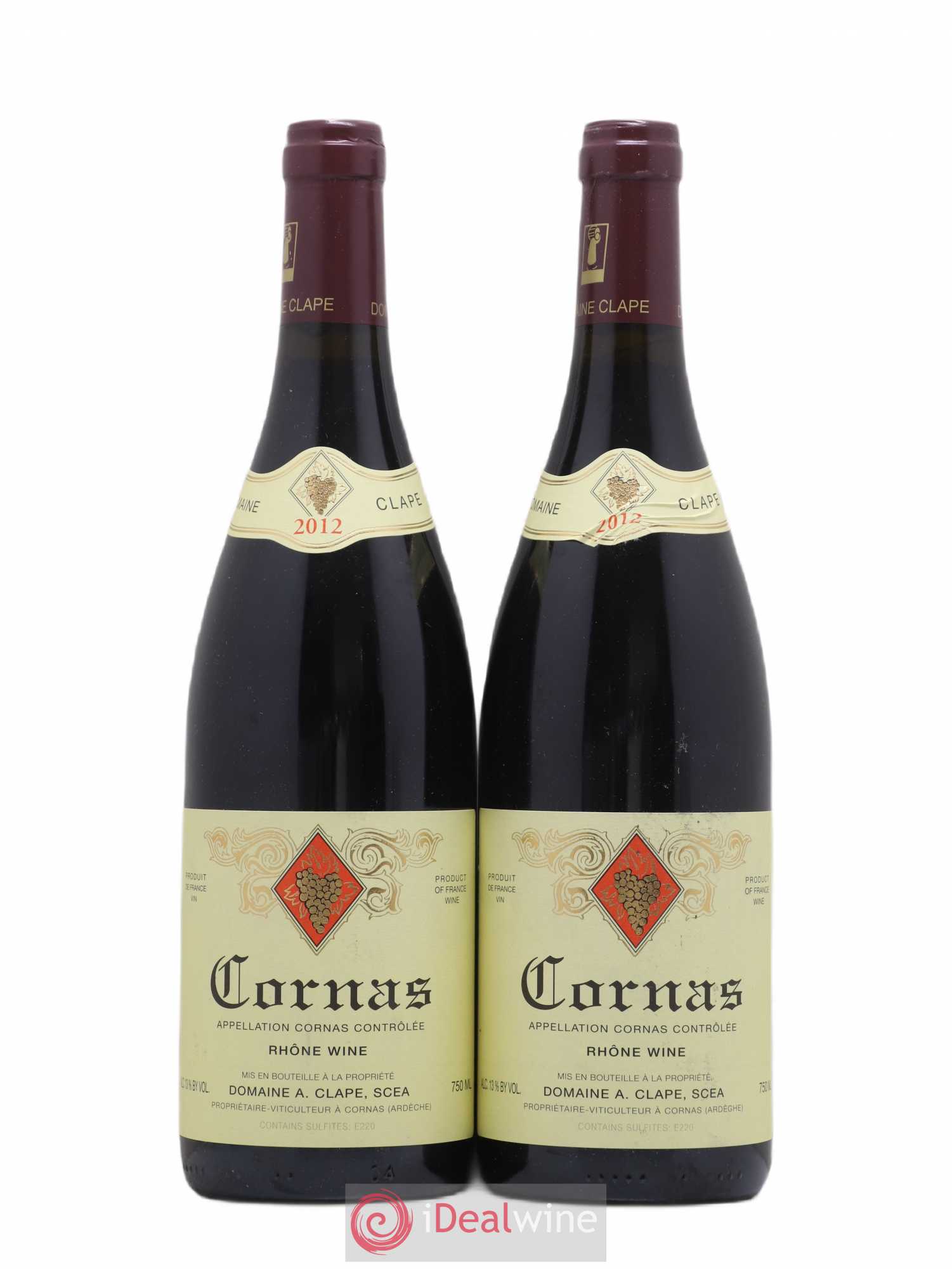 Cornas Auguste Clape 2012 - Lot de 2 bouteilles - 0