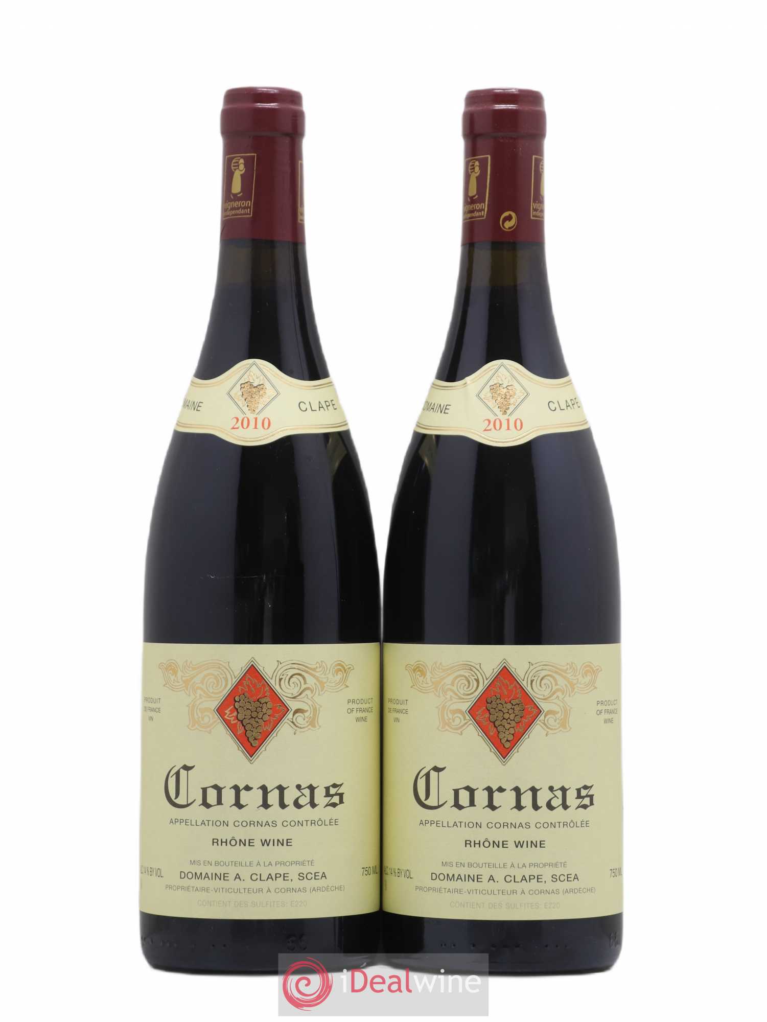 Cornas Auguste Clape 2010 - Lot de 2 bouteilles - 0