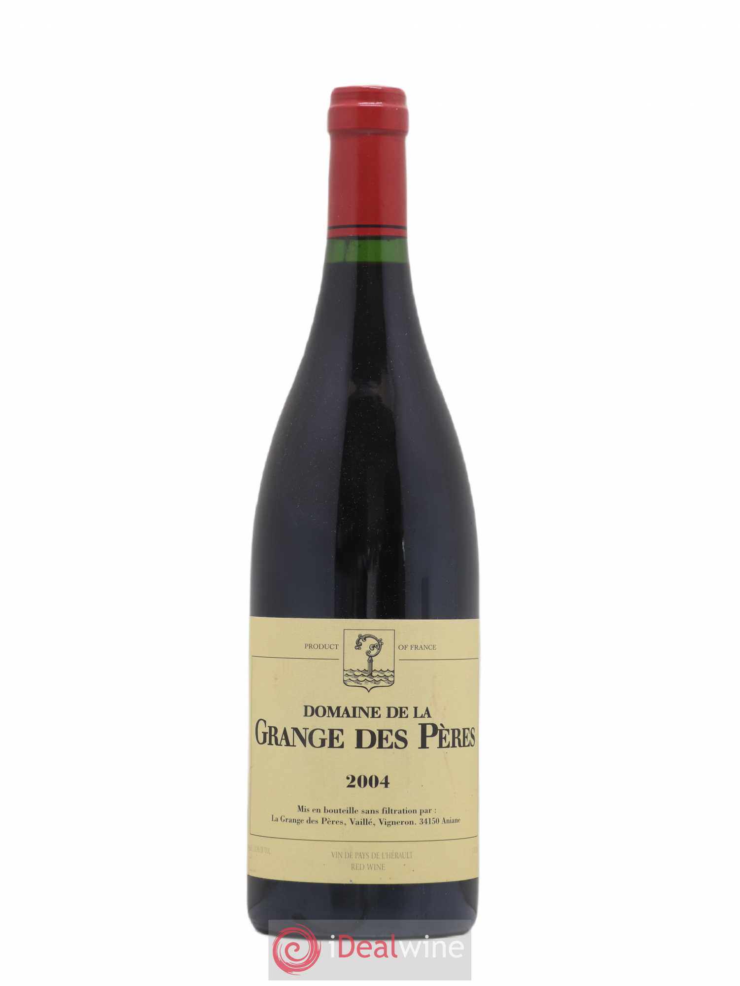 Pays d'Hérault Grange des Pères Laurent Vaillé 2004 - Lot de 1 bouteille - 0