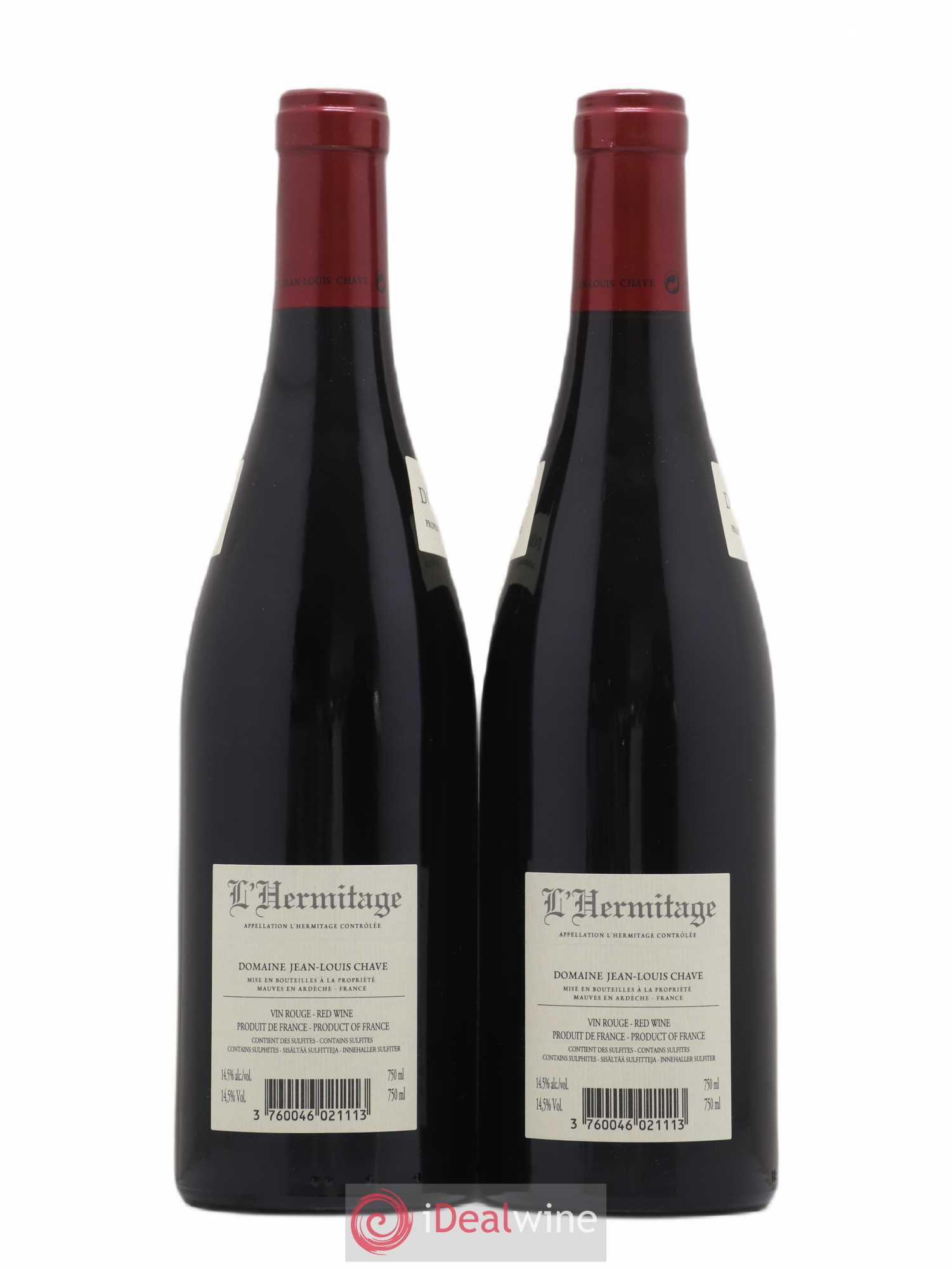 Hermitage Jean-Louis Chave 2011 - Lot de 2 bouteilles - 1