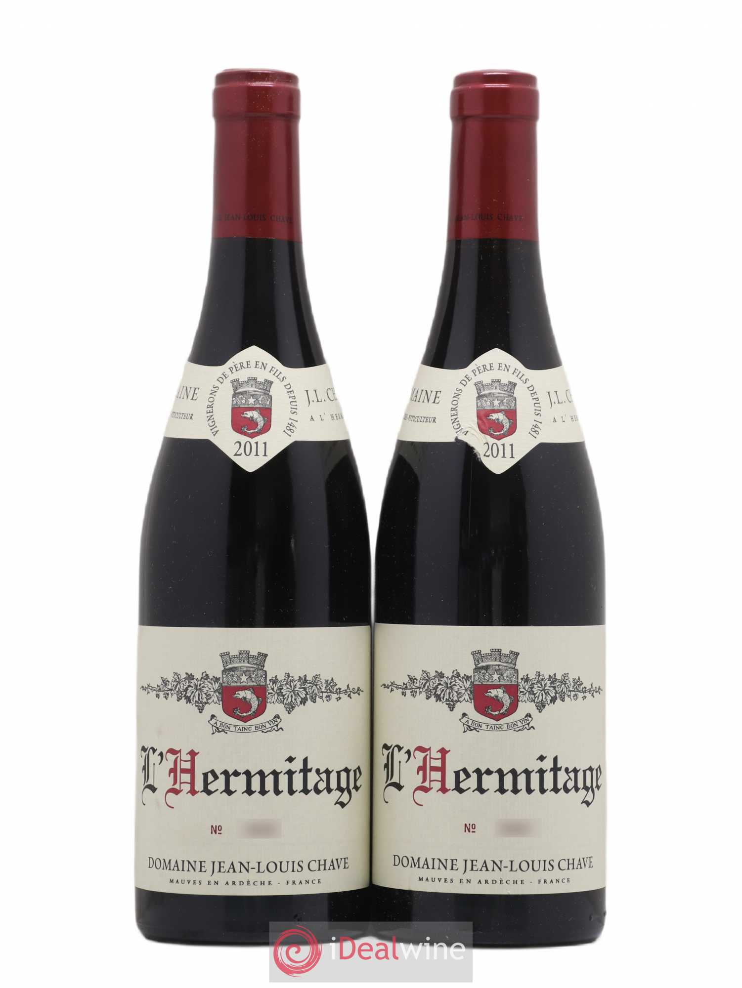 Hermitage Jean-Louis Chave 2011 - Lot de 2 bouteilles - 0