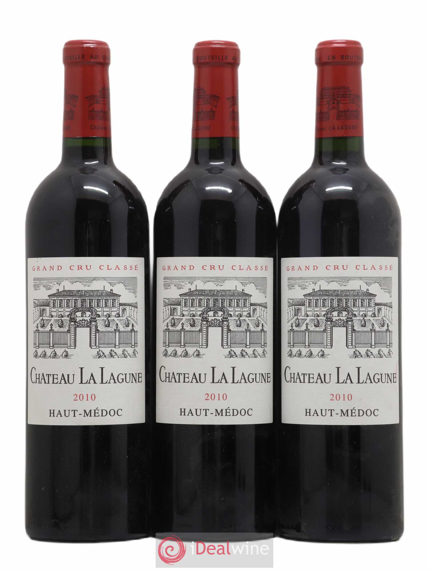 Château la Lagune 3ème Grand Cru Classé 2010 - Lot de 3 bouteilles - 0