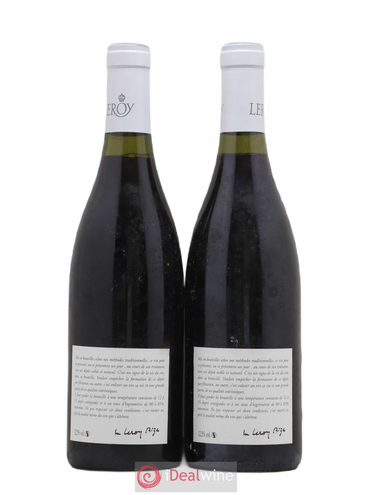 Bourgogne Leroy SA 1999 - Lot de 2 bouteilles - 1