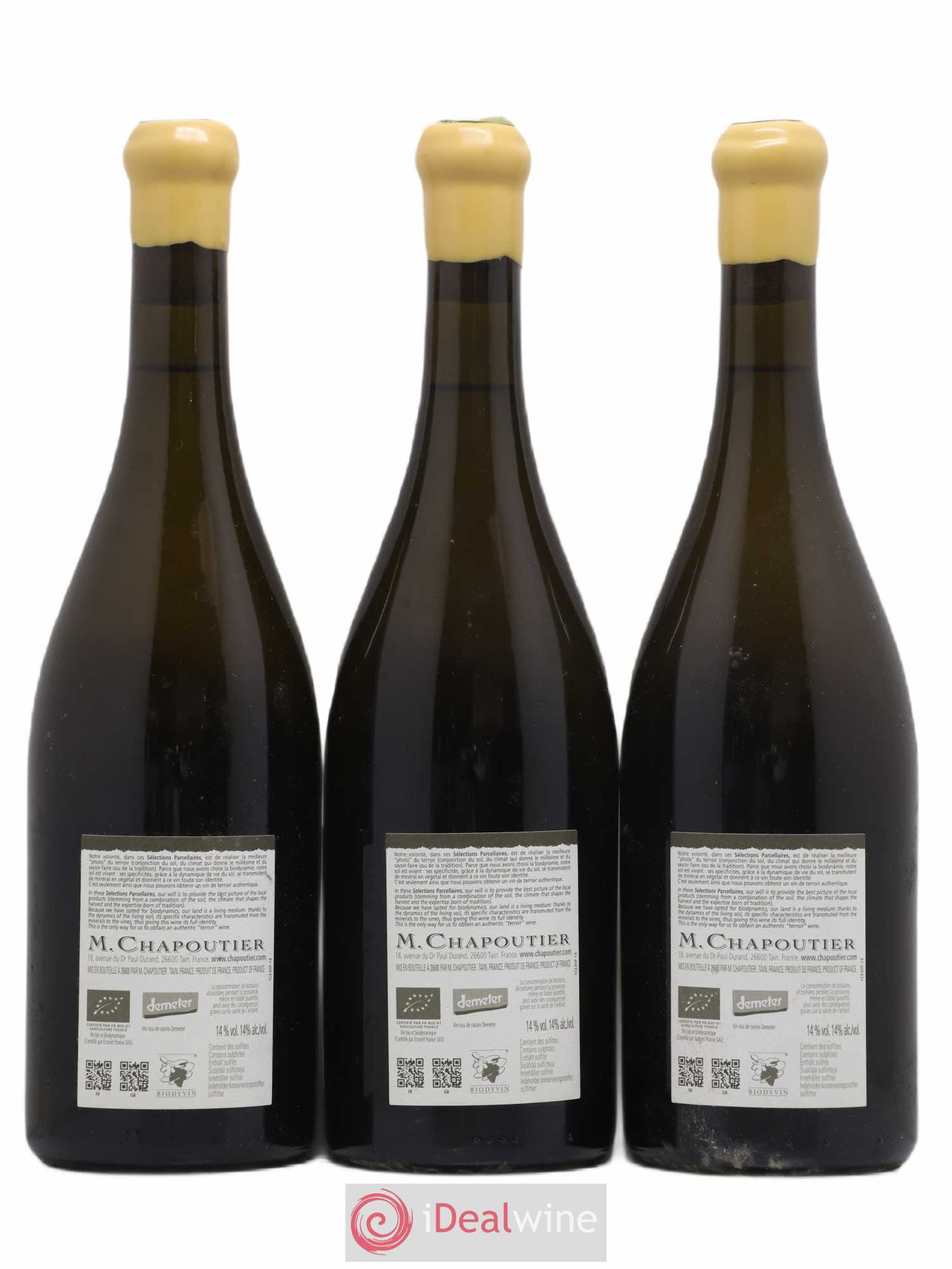 Hermitage Ermitage Le Méal Chapoutier 2012 - Posten von 3 Flaschen - 1
