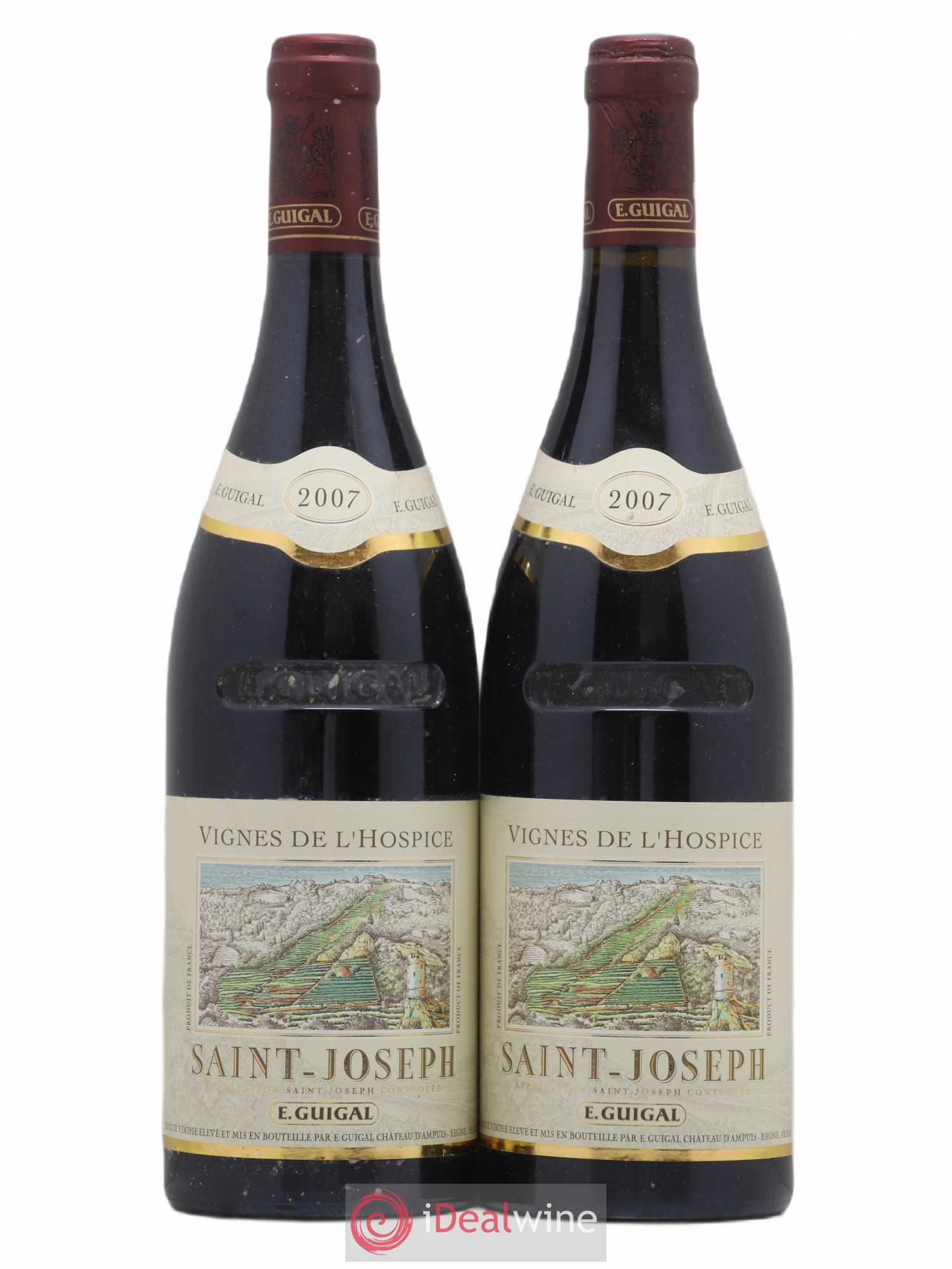 Saint-Joseph Vignes de l'Hospice Guigal 2007 - Lot de 2 bouteilles - 0