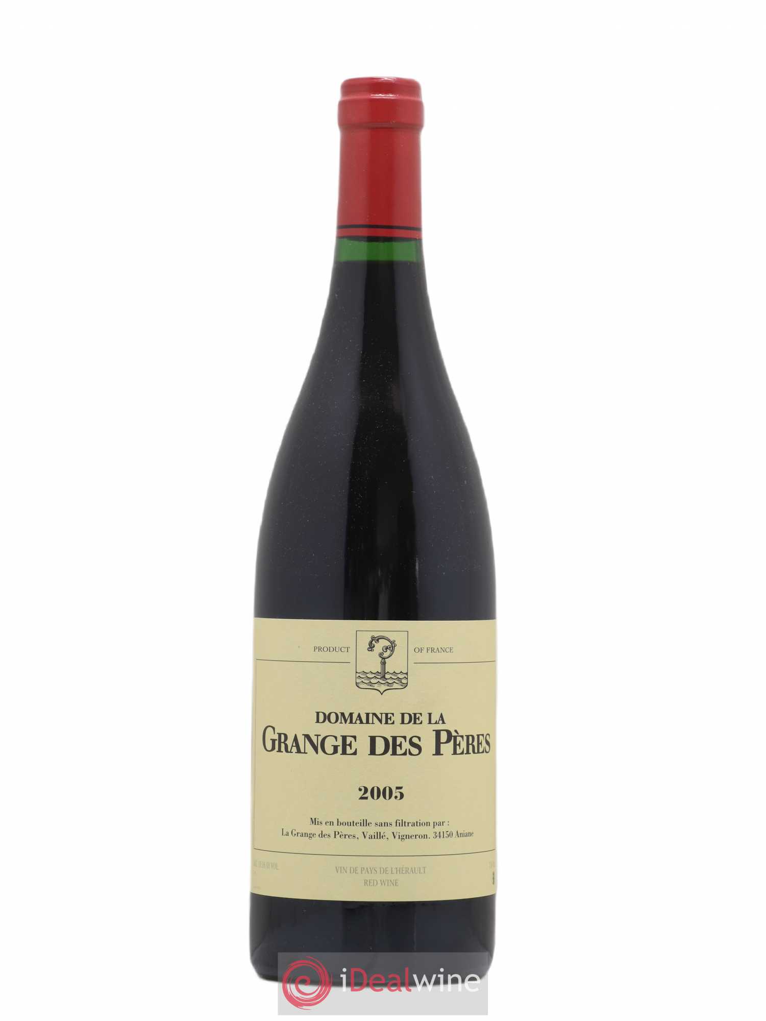 Pays d'Hérault Grange des Pères Laurent Vaillé 2005 - Lot de 1 bouteille - 0