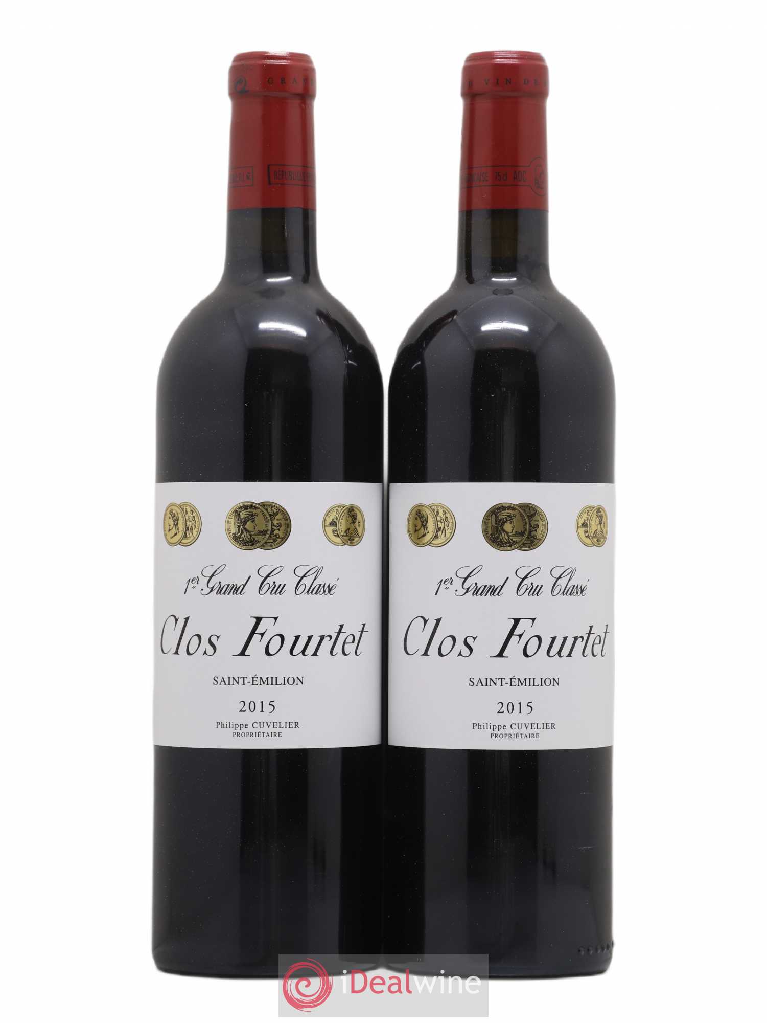 Clos Fourtet 1er Grand Cru Classé B 2015 - Lot de 2 bouteilles - 0
