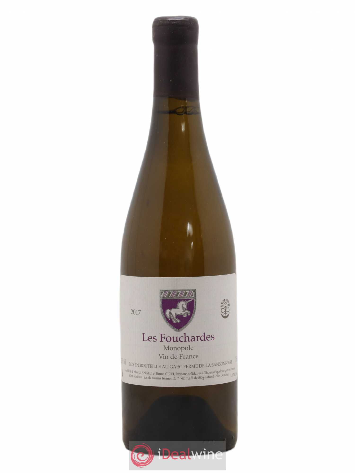 Vin de France Les Fouchardes Mark Angeli (Domaine) - Ferme de la Sansonnière 2017 - Lot de 1 bouteille - 0