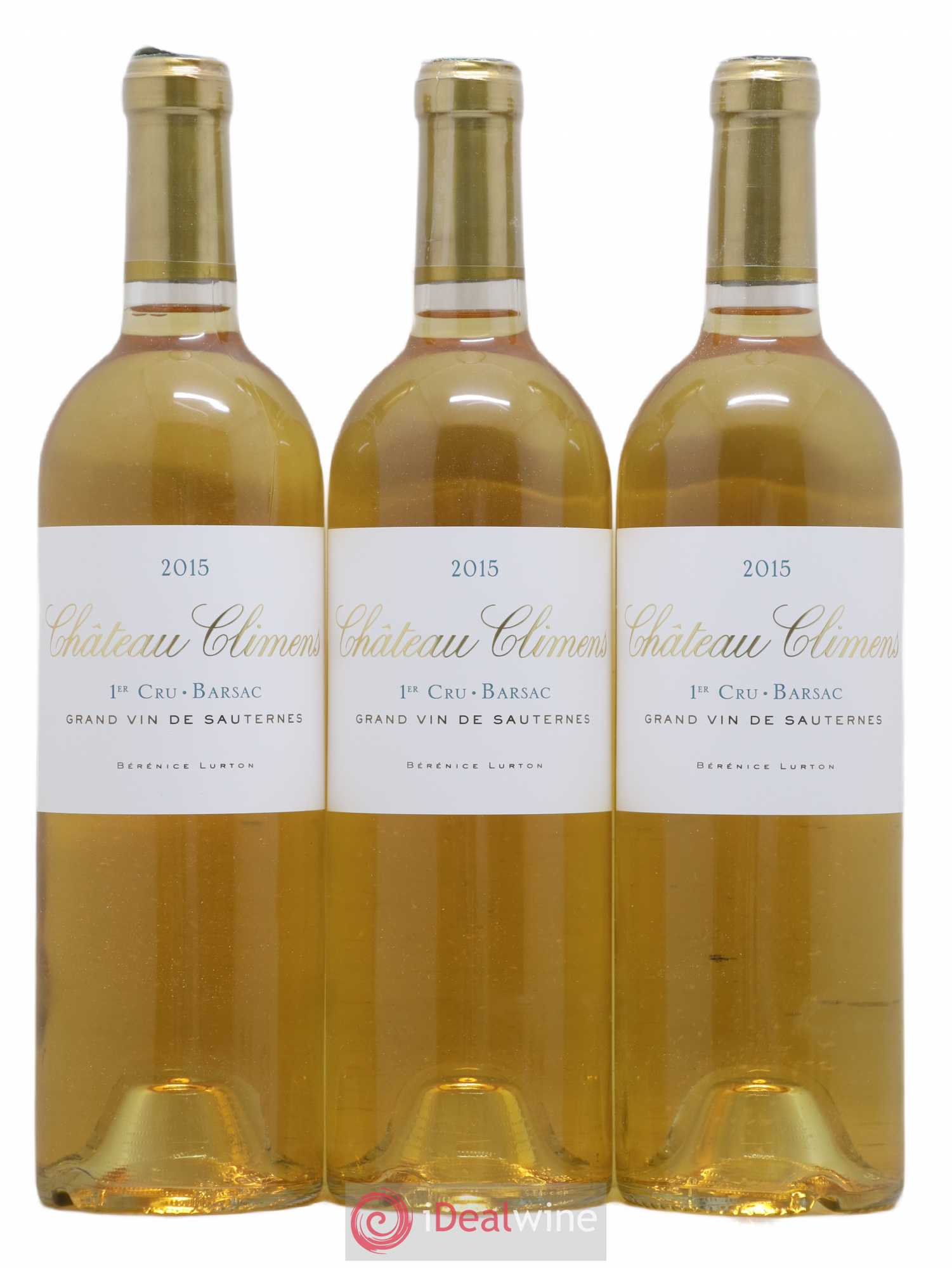 Château Climens 1er Grand Cru Classé 2015 - Lotto di 3 bottiglie - 0