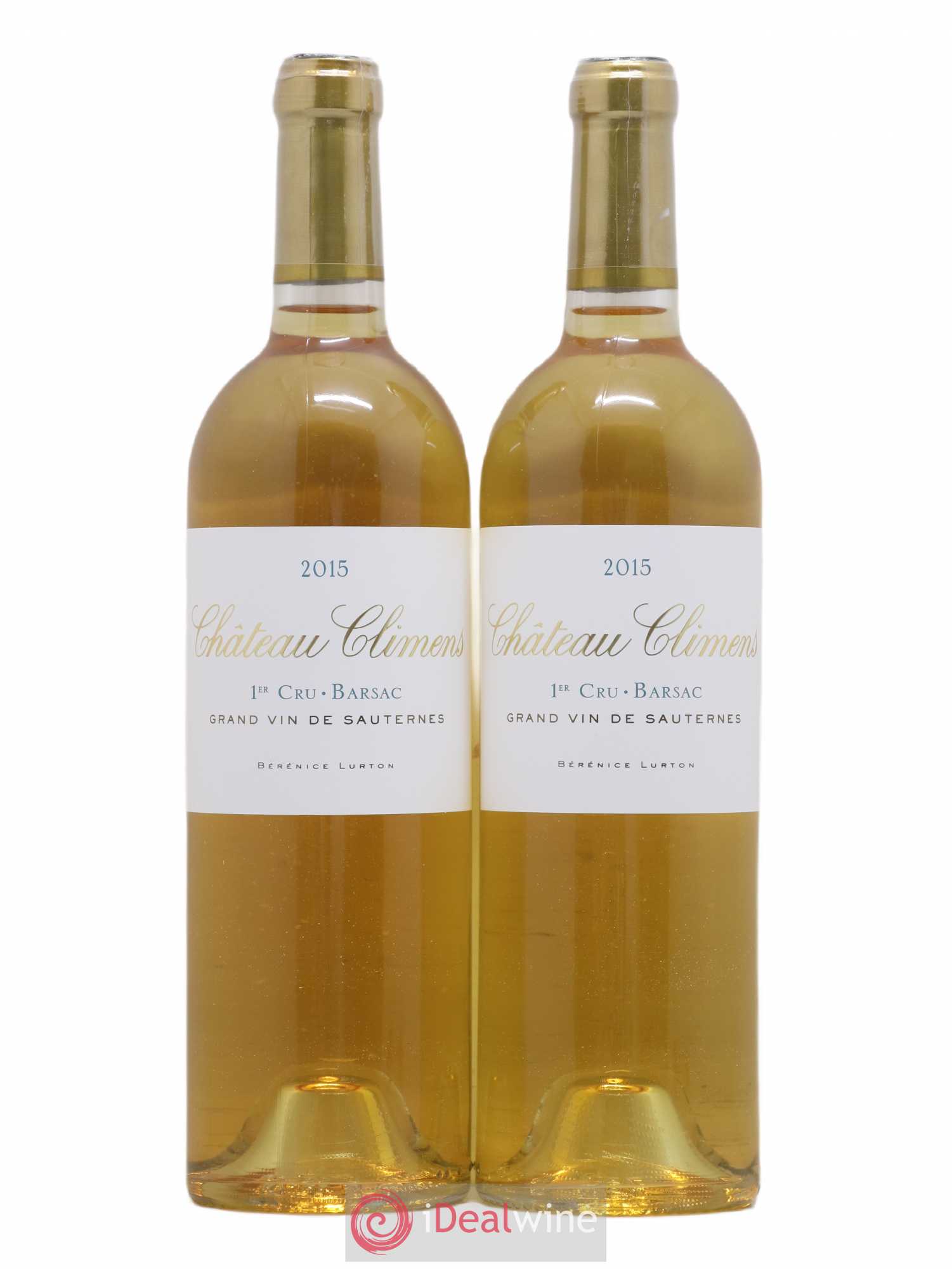 Château Climens 1er Grand Cru Classé 2015 - Lotto di 2 bottiglie - 0