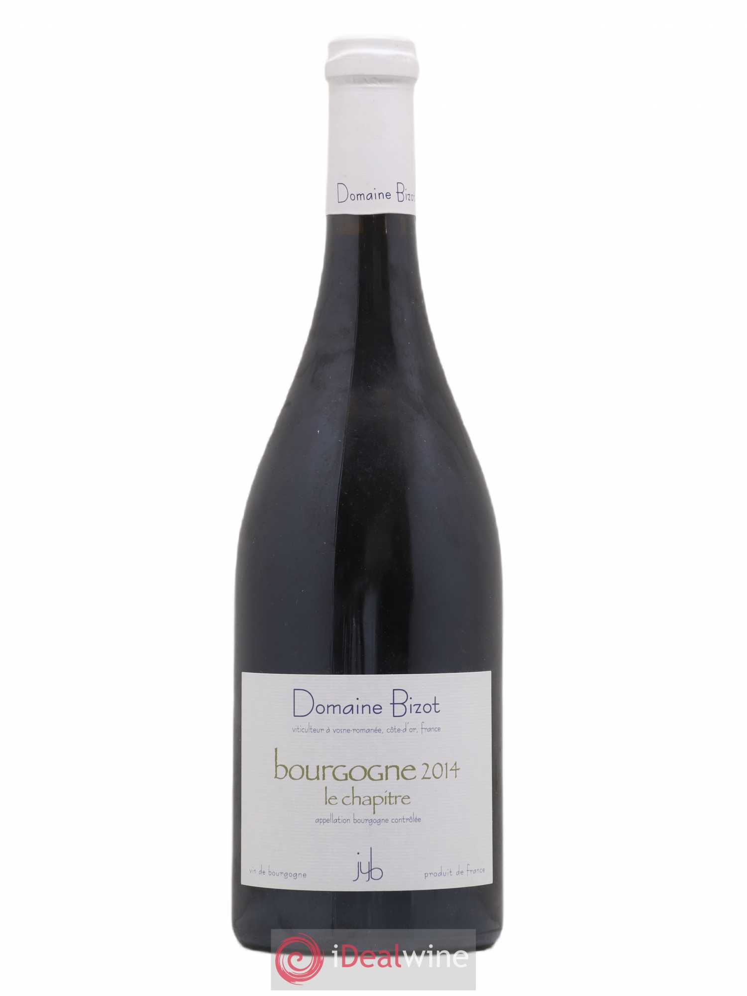 Bourgogne Le Chapitre Bizot (Domaine) 2014 - Posten von 1 Flasche - 0