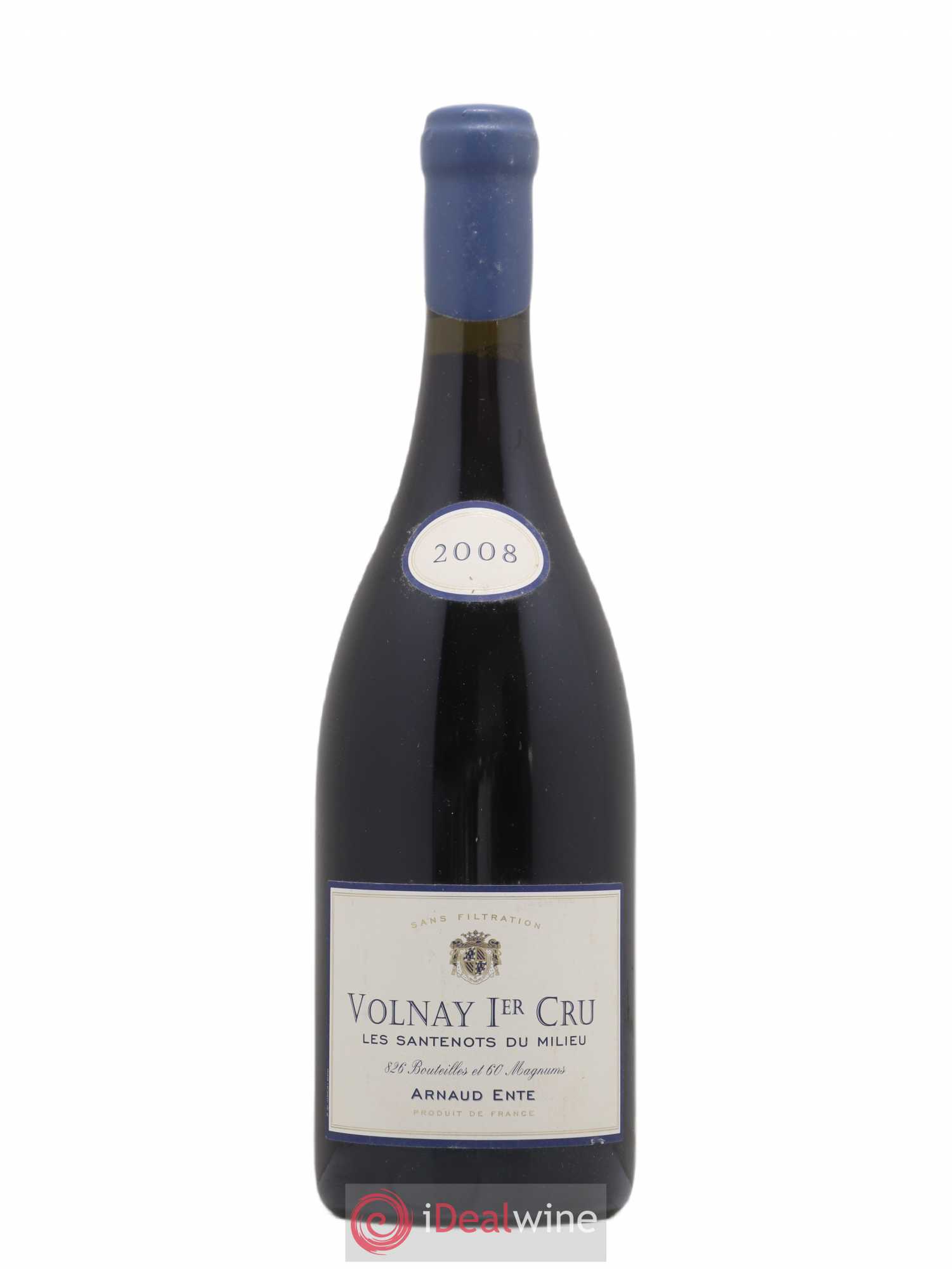 Volnay 1er Cru Les Santenots du Milieu Arnaud Ente 2008 - Lot de 1 bouteille - 0