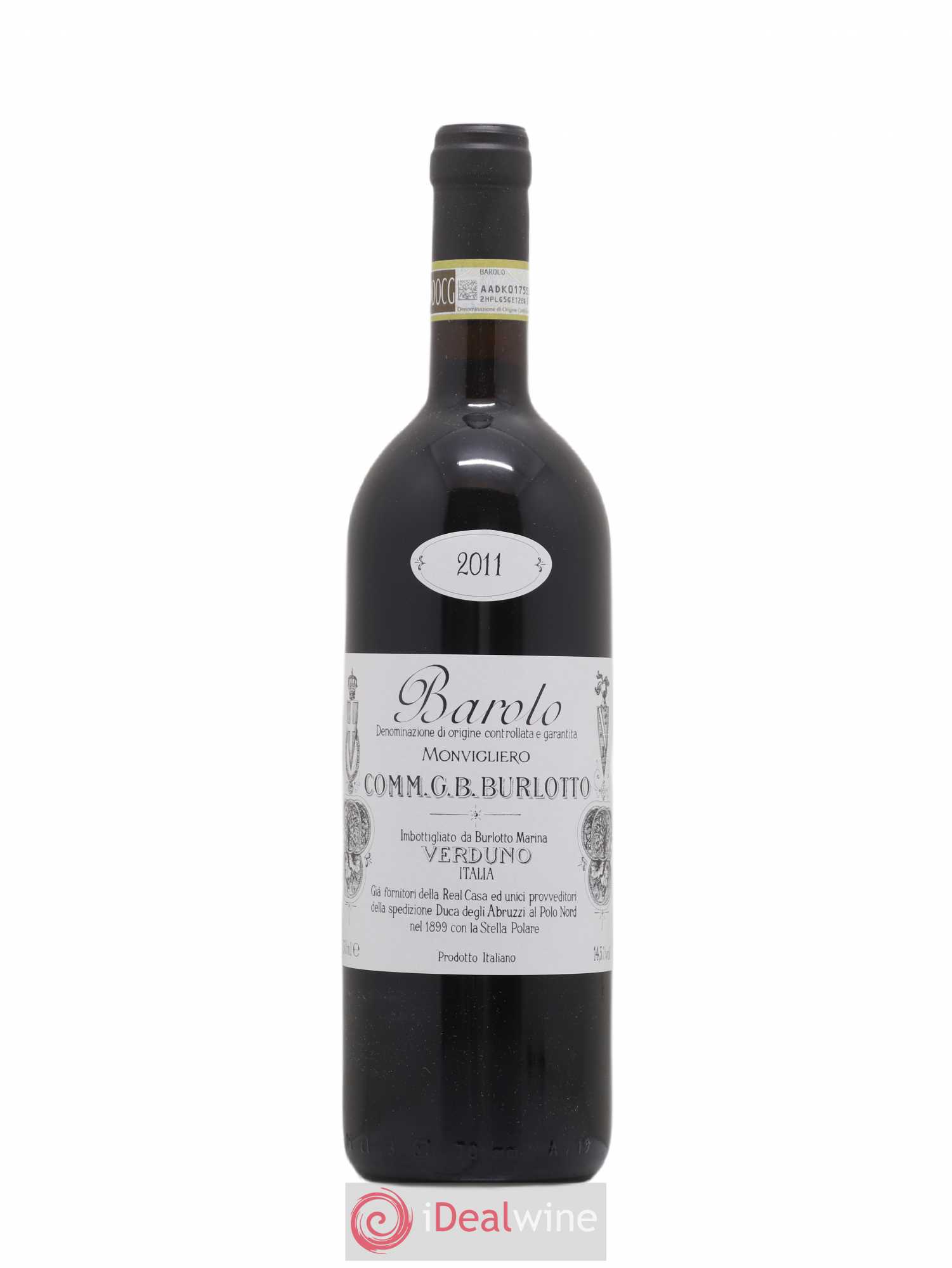 Barolo DOCG Monvigliero Comm. Giovan Battista Burlotto 2011 - Lot de 1 bouteille - 0