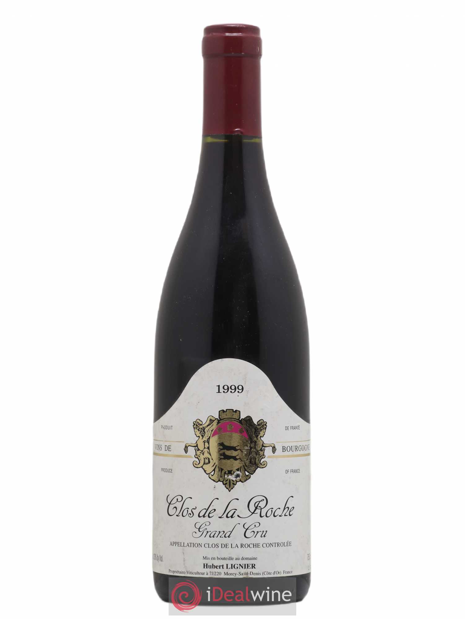 Clos de la Roche Grand Cru Hubert Lignier (Domaine) 1999 - Lot de 1 bouteille - 0