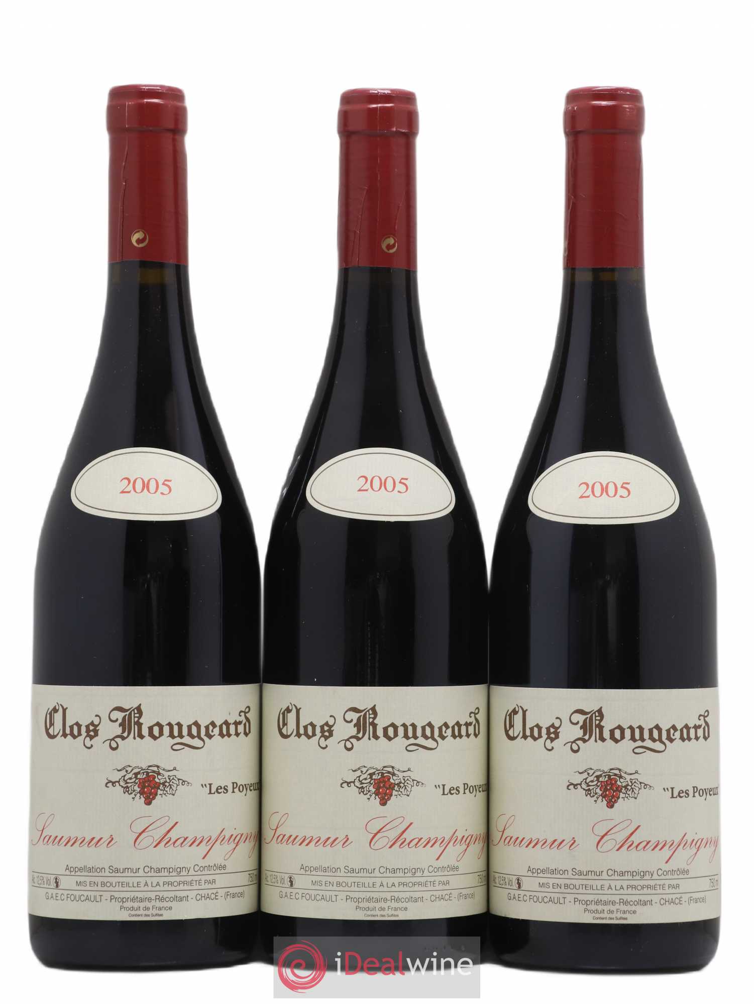 Saumur-Champigny Les Poyeux Clos Rougeard 2005 - Lot de 3 bouteilles - 0
