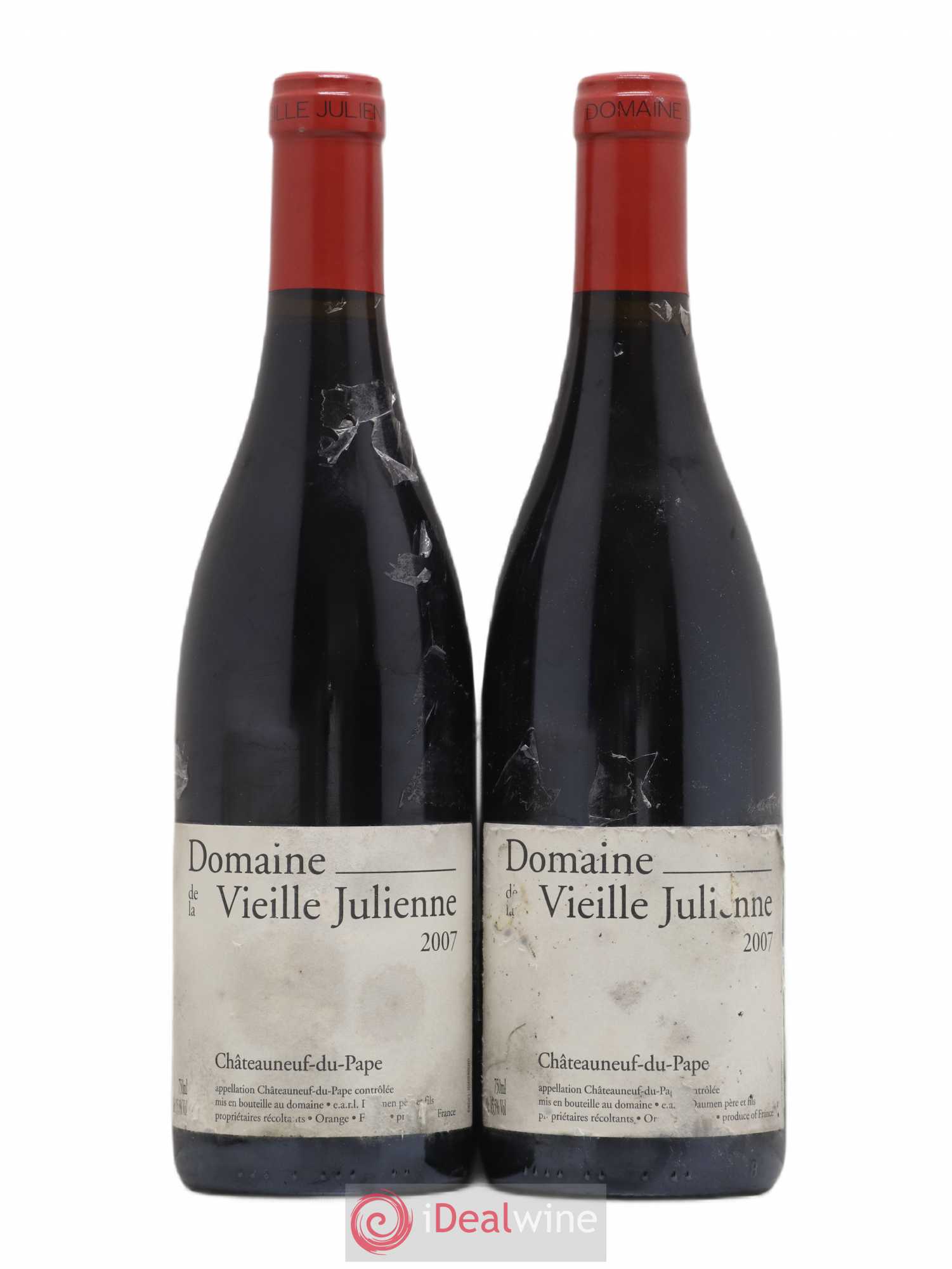 Châteauneuf-du-Pape Vieille Julienne (Domaine de la) Jean-Paul Daumen 2007 - Lot de 2 bouteilles - 0