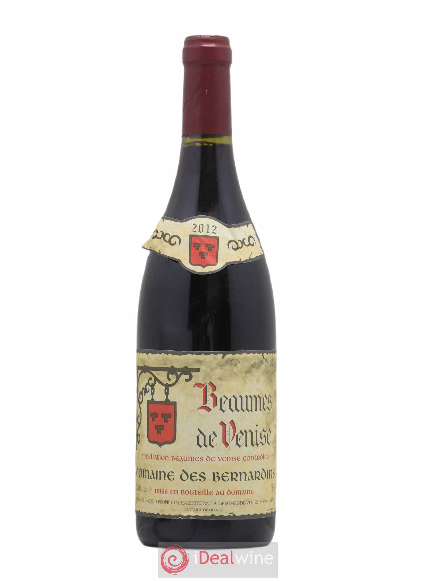 Beaumes-de-Venise Domaine des Bernardins 2012 - Lot de 1 bouteille - 0