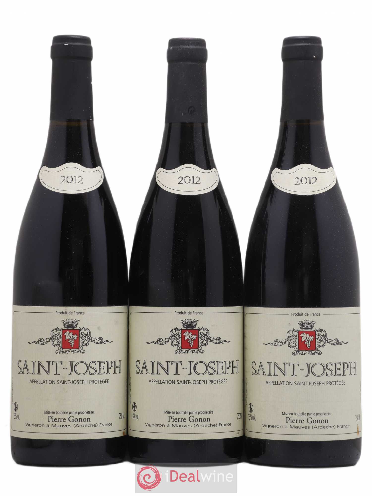 Saint-Joseph Gonon (Domaine) 2012 - Lot de 3 bouteilles - 0
