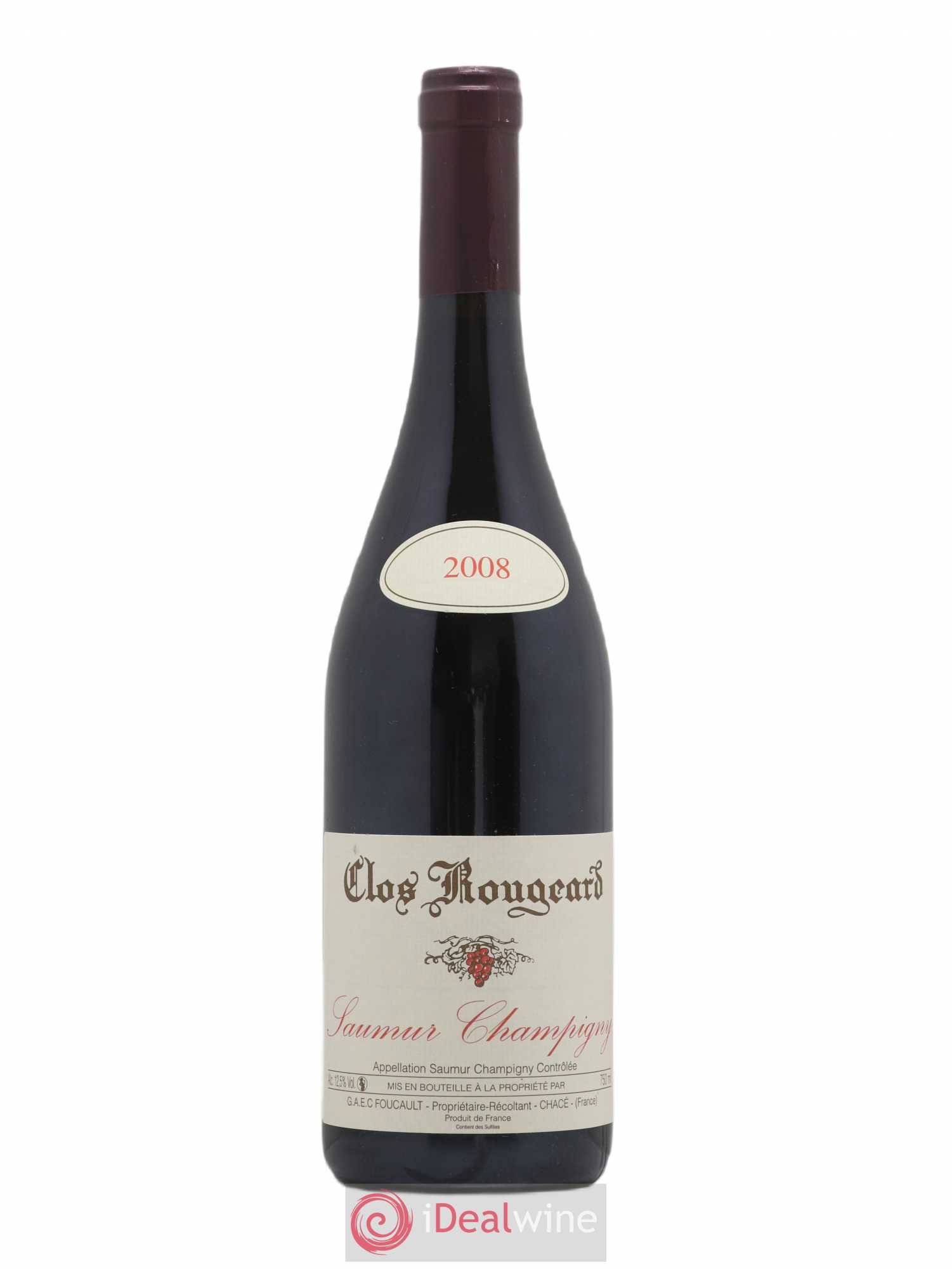 Saumur-Champigny Clos Rougeard 2008 - Lot de 1 bouteille - 0
