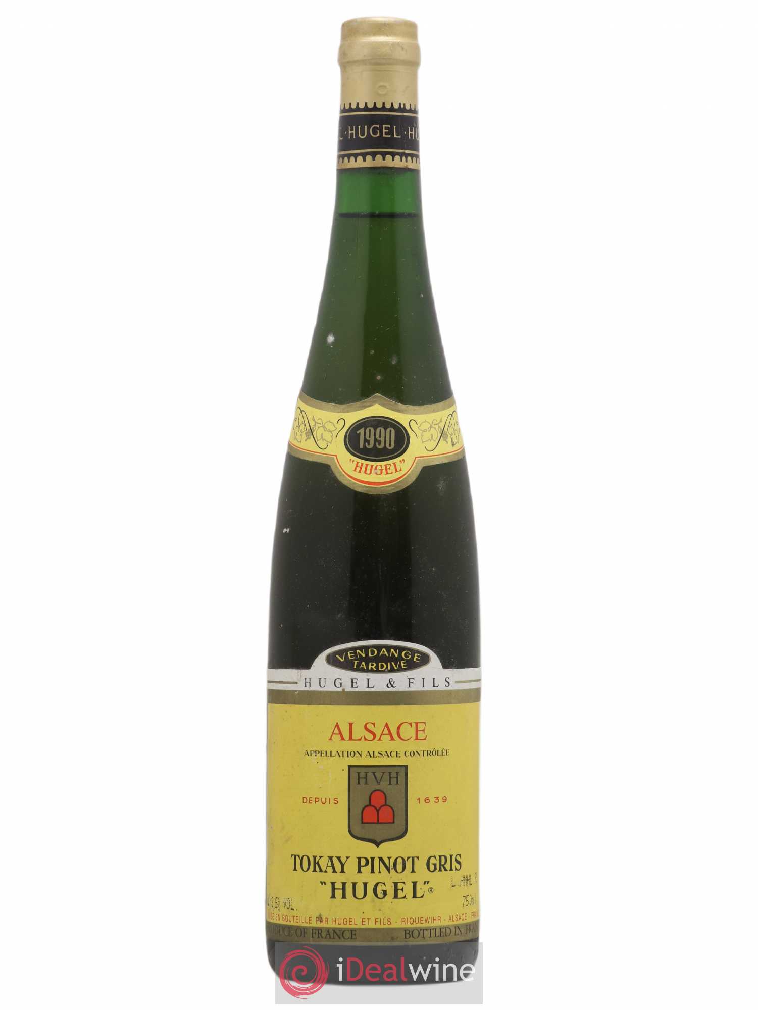 Pinot Gris Vendanges Tardives Hugel (Domaine) 1990 - Lotto di 1 bottiglia - 0