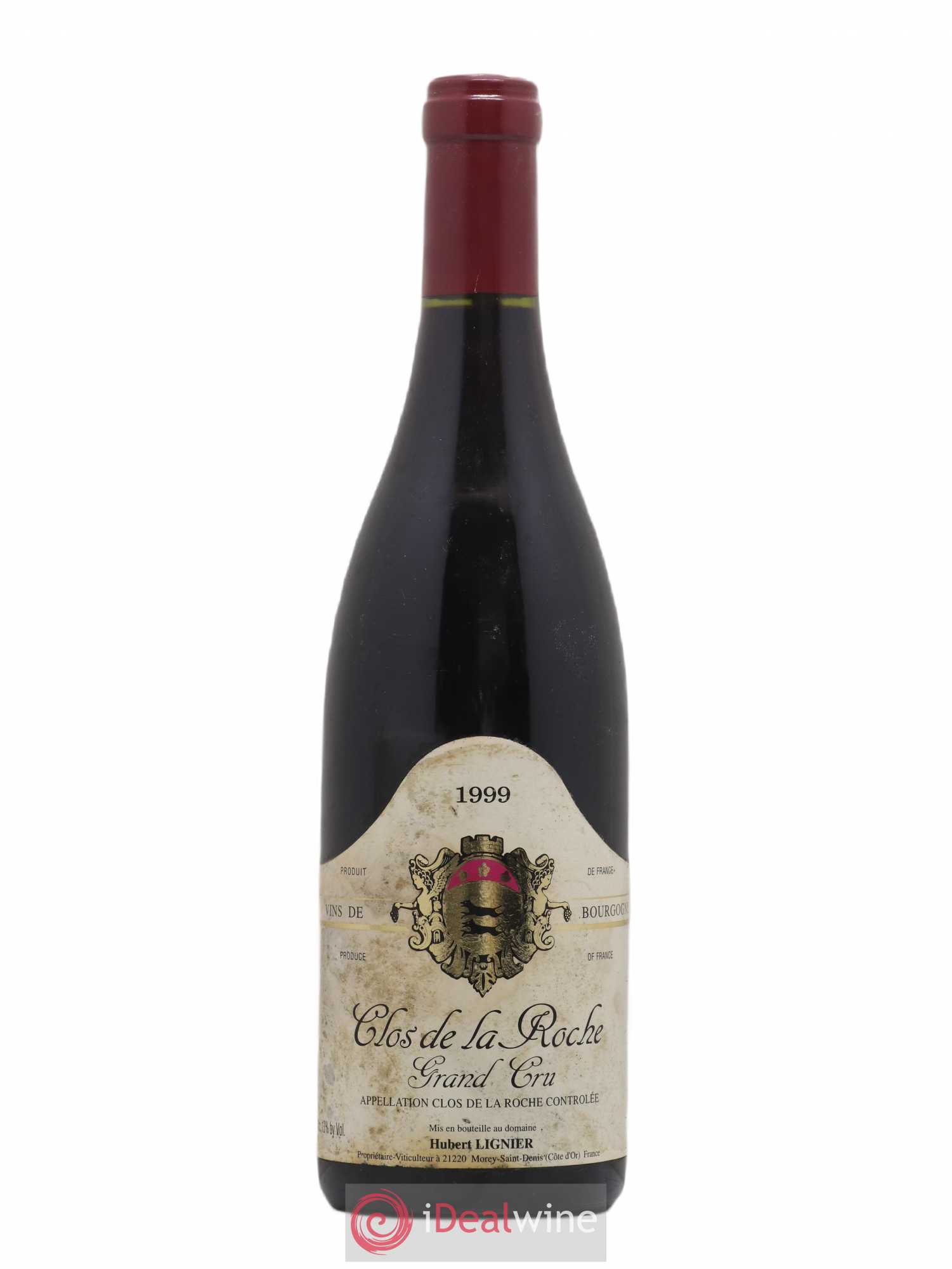 Clos de la Roche Grand Cru Hubert Lignier (Domaine) 1999 - Lot de 1 bouteille - 0