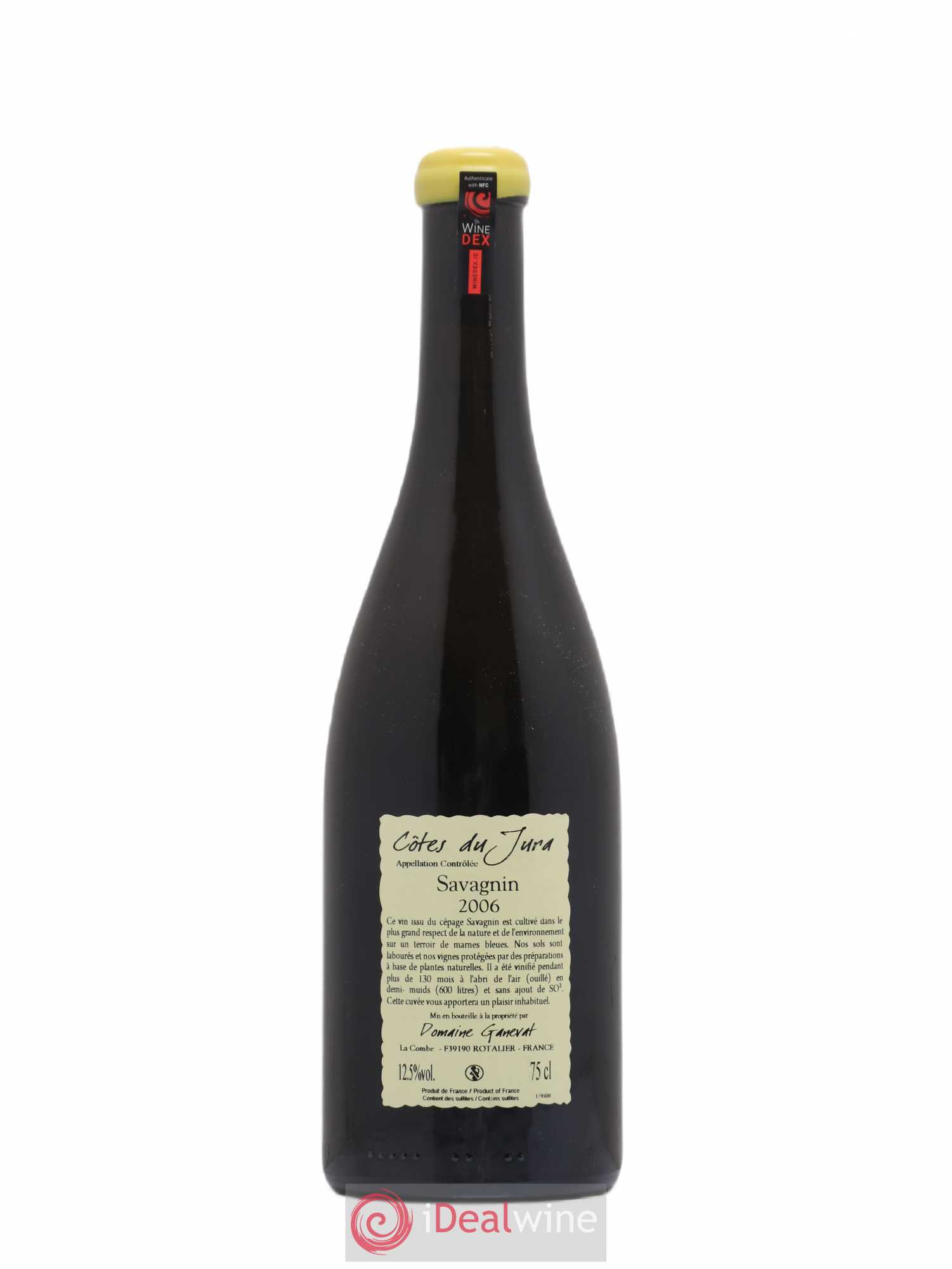 Côtes du Jura Les Vignes de mon Père Jean-François Ganevat (Domaine) 2006 - Lot de 1 bouteille - 1