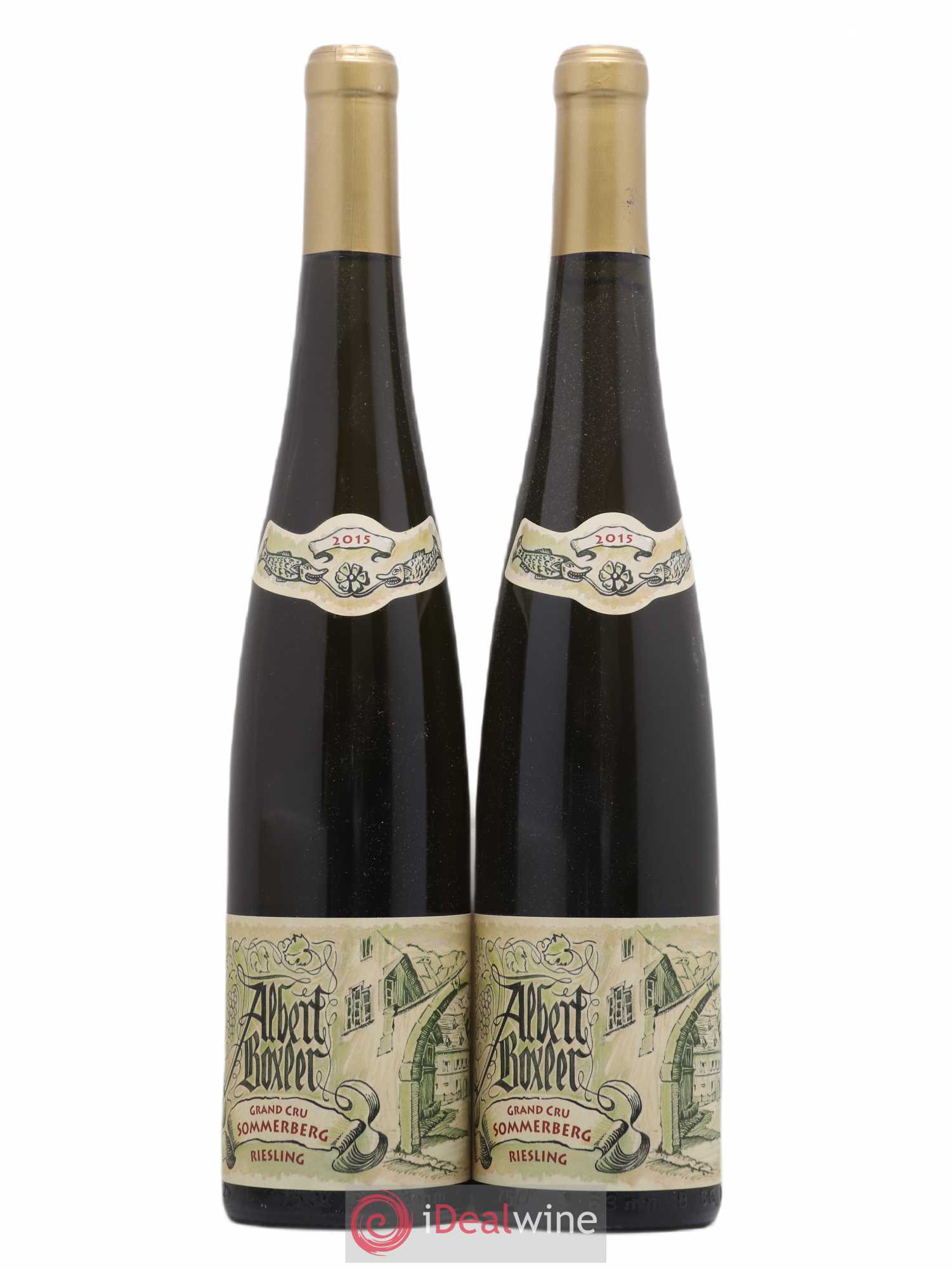 Alsace Riesling Grand Cru Sommerberg Albert Boxler 2015 - Lot de 2 bouteilles - 0