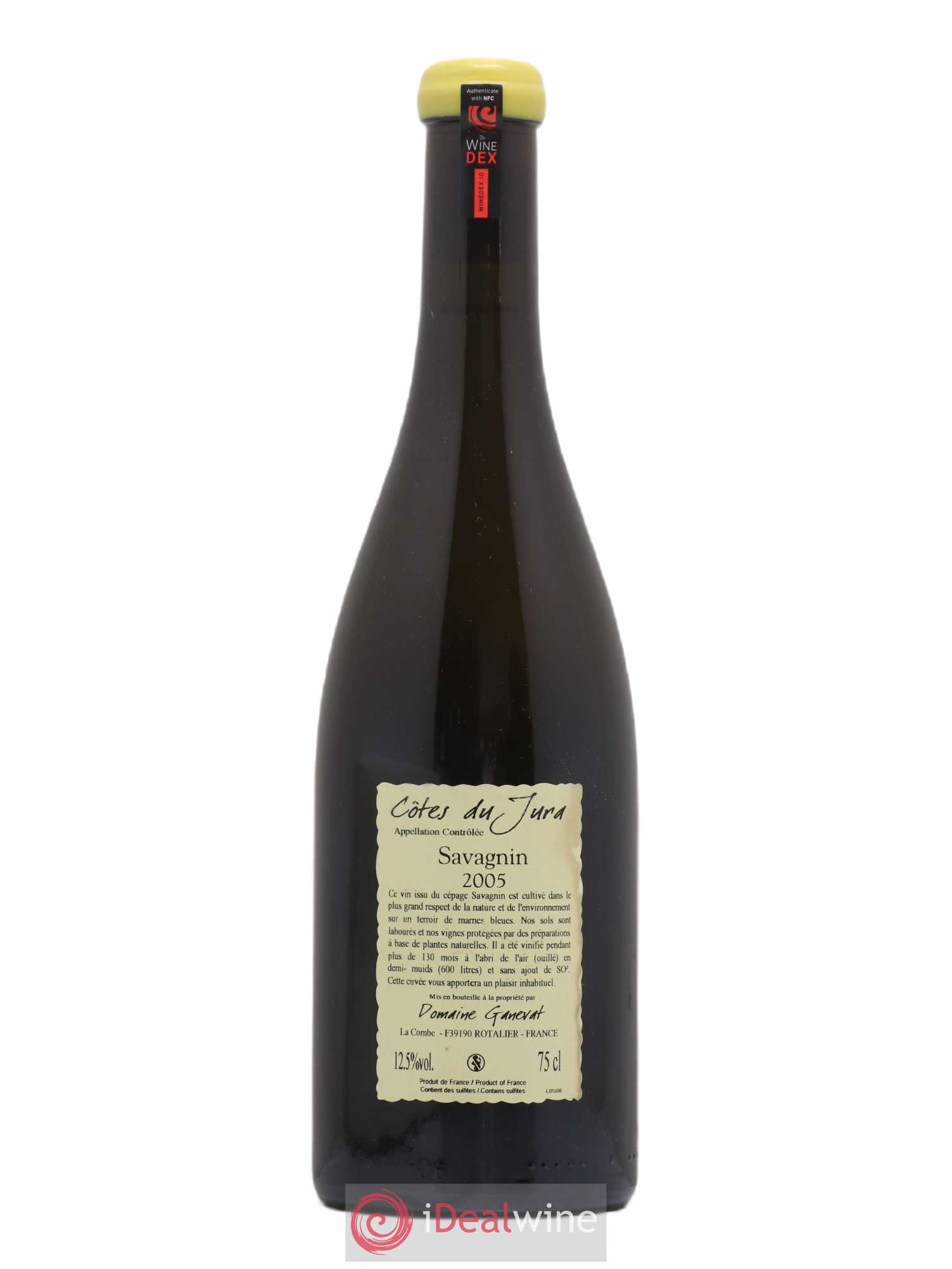 Côtes du Jura Les Vignes de mon Père Jean-François Ganevat (Domaine) 2005 - Lot de 1 bouteille - 1