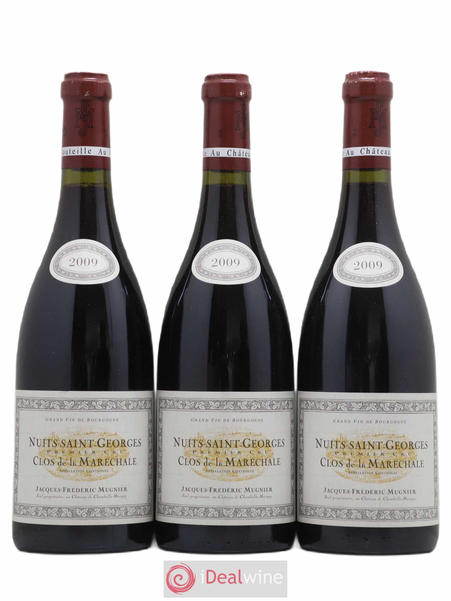 Nuits-Saint-Georges 1er Cru Clos de La Maréchale Jacques-Frédéric Mugnier 2009 - Lot de 3 bouteilles - 0