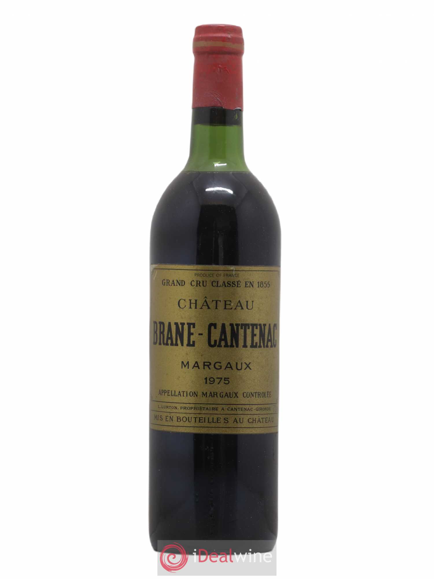Château Brane Cantenac 2ème Grand Cru Classé 1975 - Lot de 1 bouteille - 0