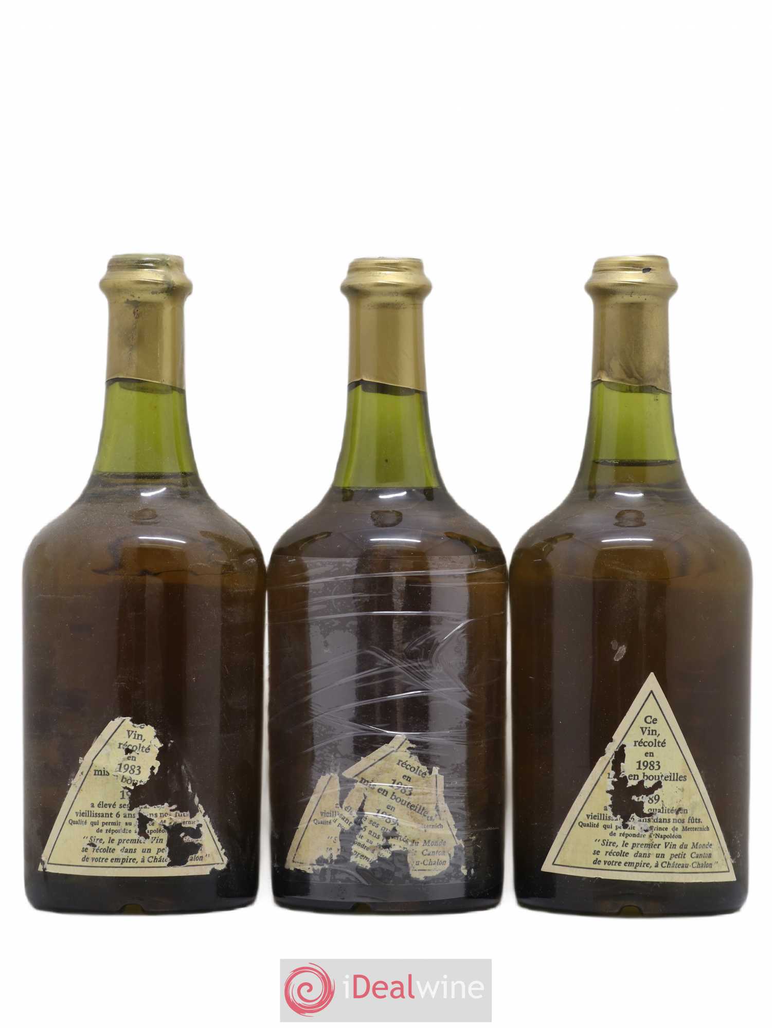 Château-Chalon Fruitière de Voiteur 1983 - Lot de 3 bouteilles - 1