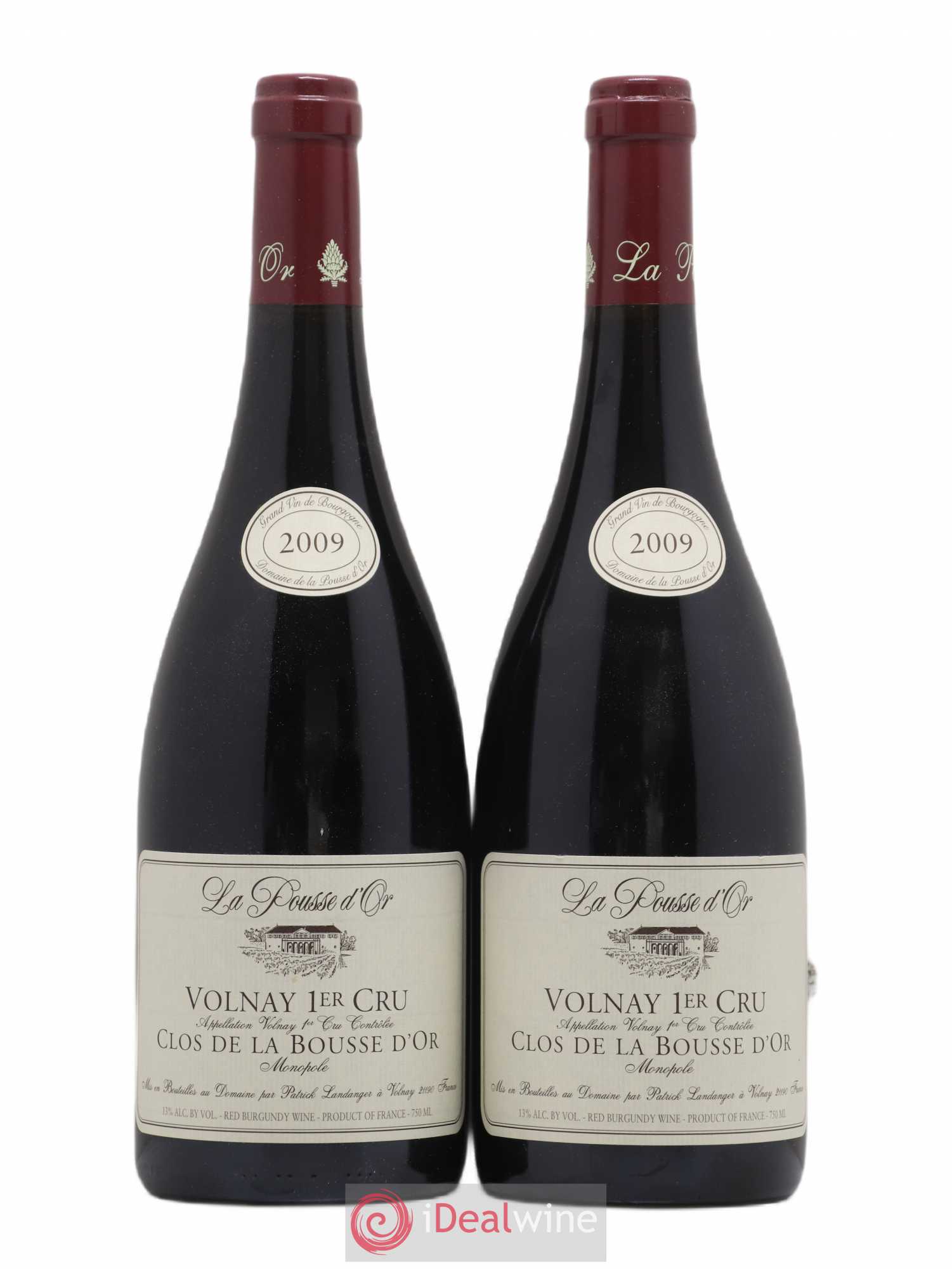 Volnay 1er Cru Clos de la Bousse d'Or La Pousse d'Or (Domaine de) 2009 - Lot de 2 bouteilles - 0