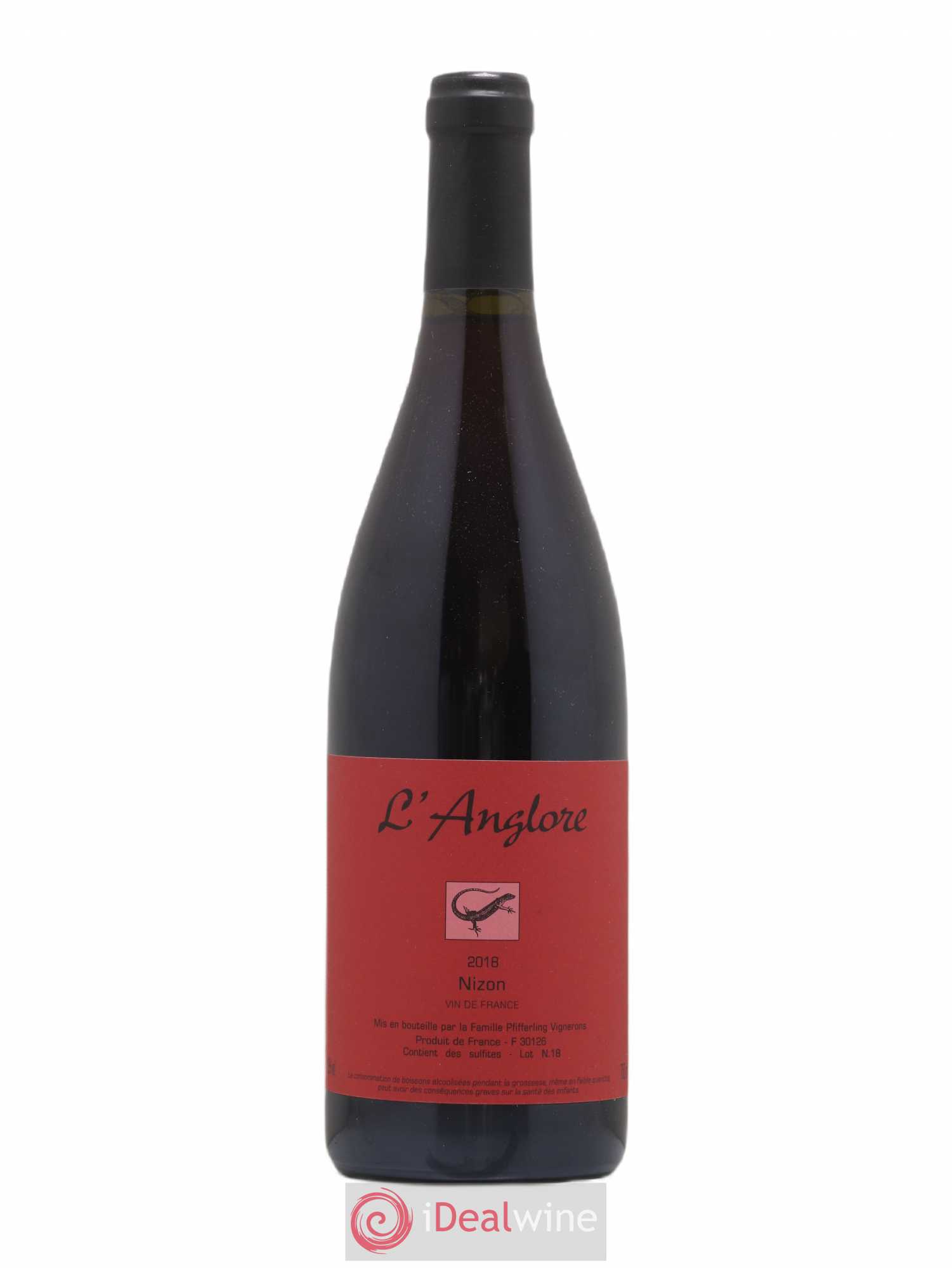 Vin de France Nizon L'Anglore 2018 - Lot de 1 bouteille - 0