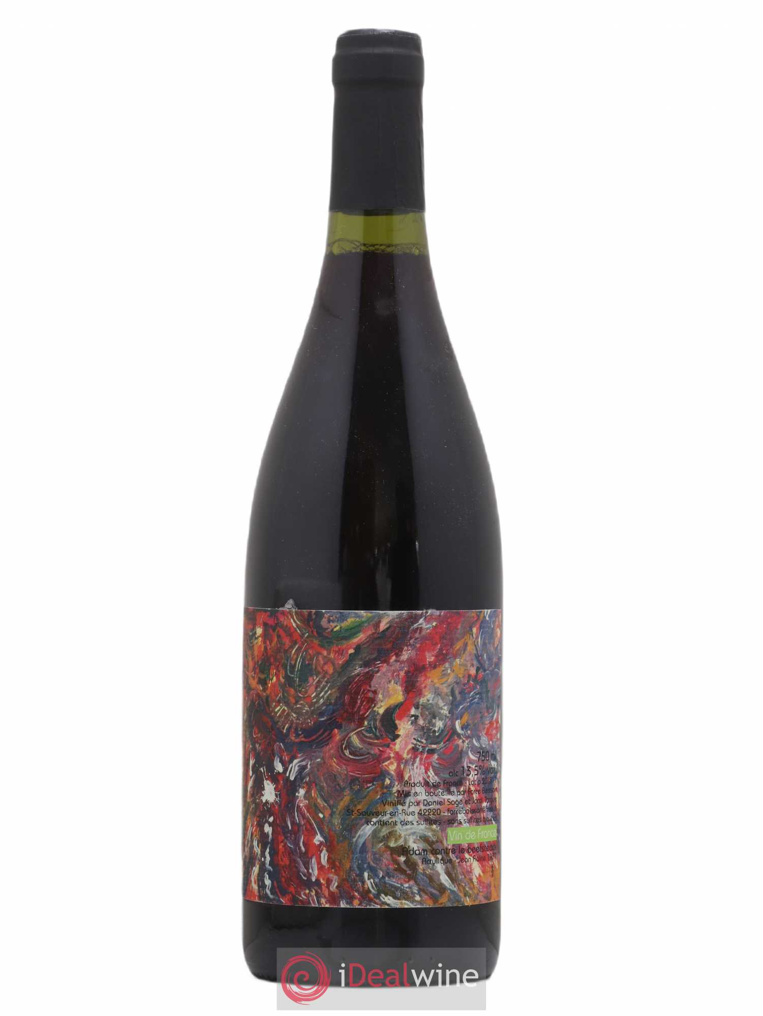 Vin de France Adam Contre le Beefsteak Daniel Sage 2017 - Lot de 1 bouteille - 0