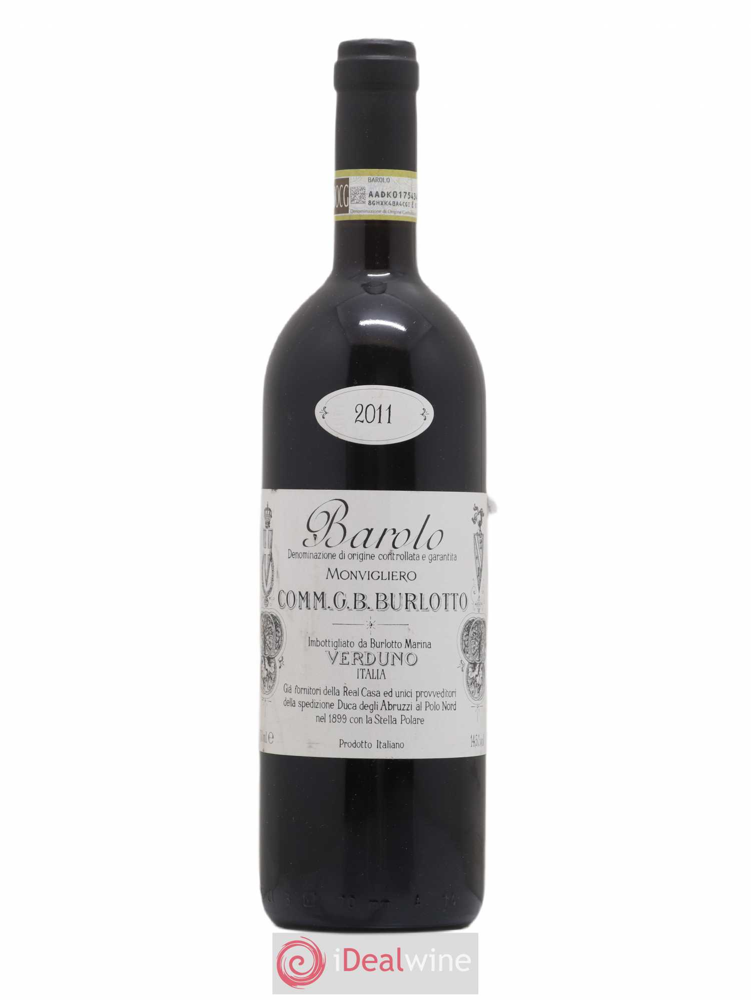 Barolo DOCG Monvigliero Comm. Giovan Battista Burlotto 2011 - Lot de 1 bouteille - 0