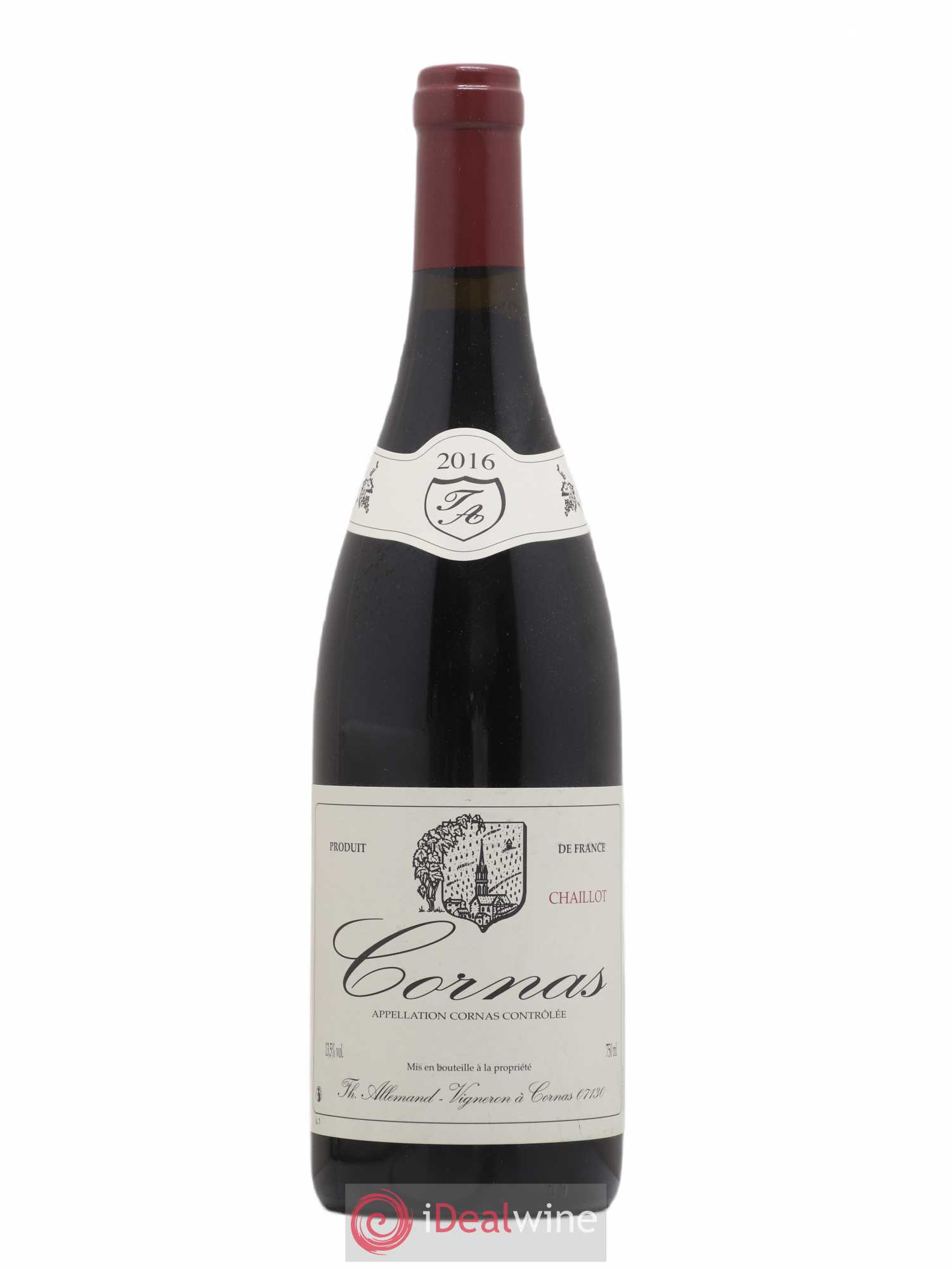 Cornas Chaillot Thierry Allemand 2016 - Lot de 1 bouteille - 0