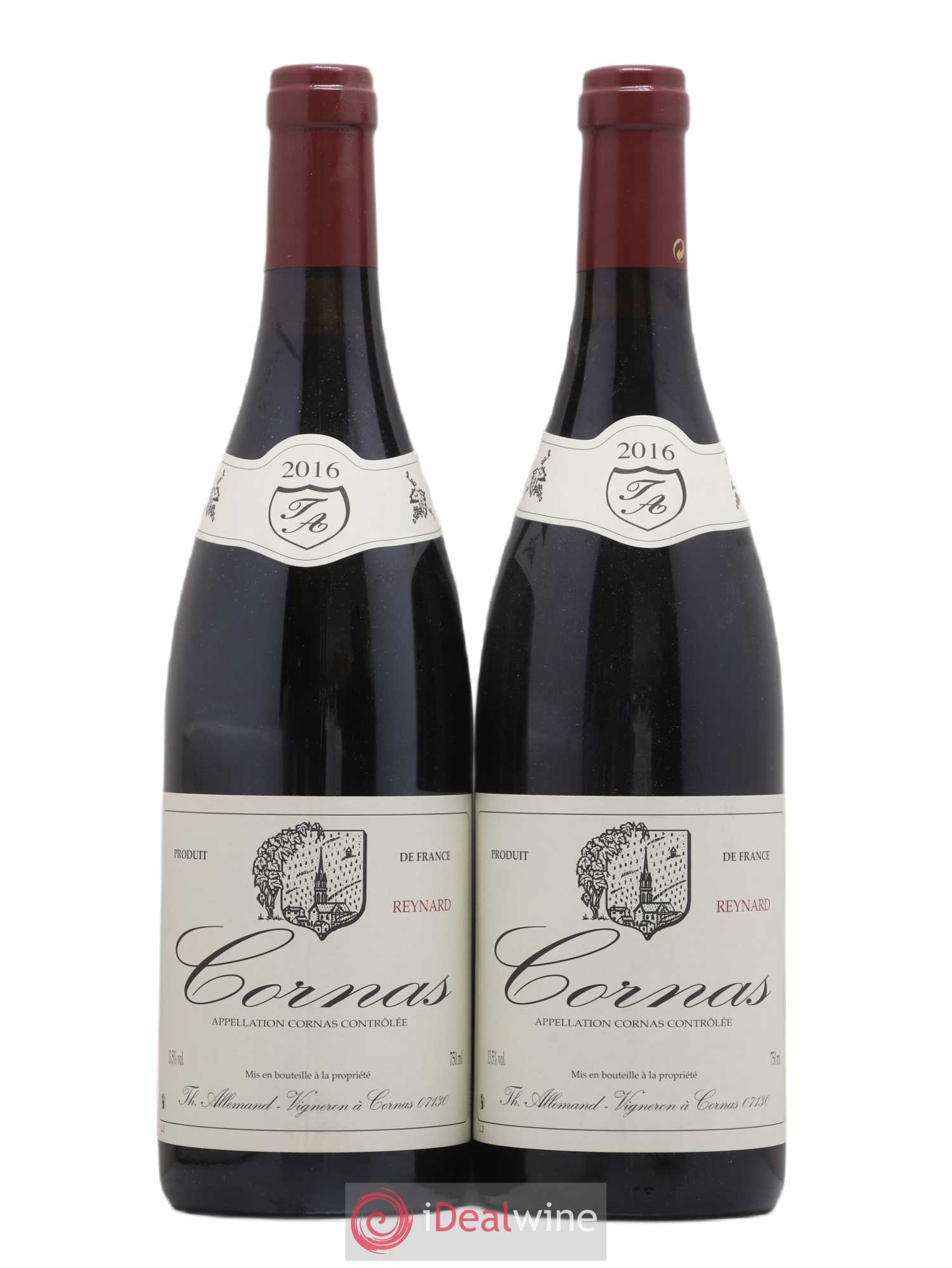 Cornas Reynard Thierry Allemand 2016 - Lot de 2 bouteilles - 0