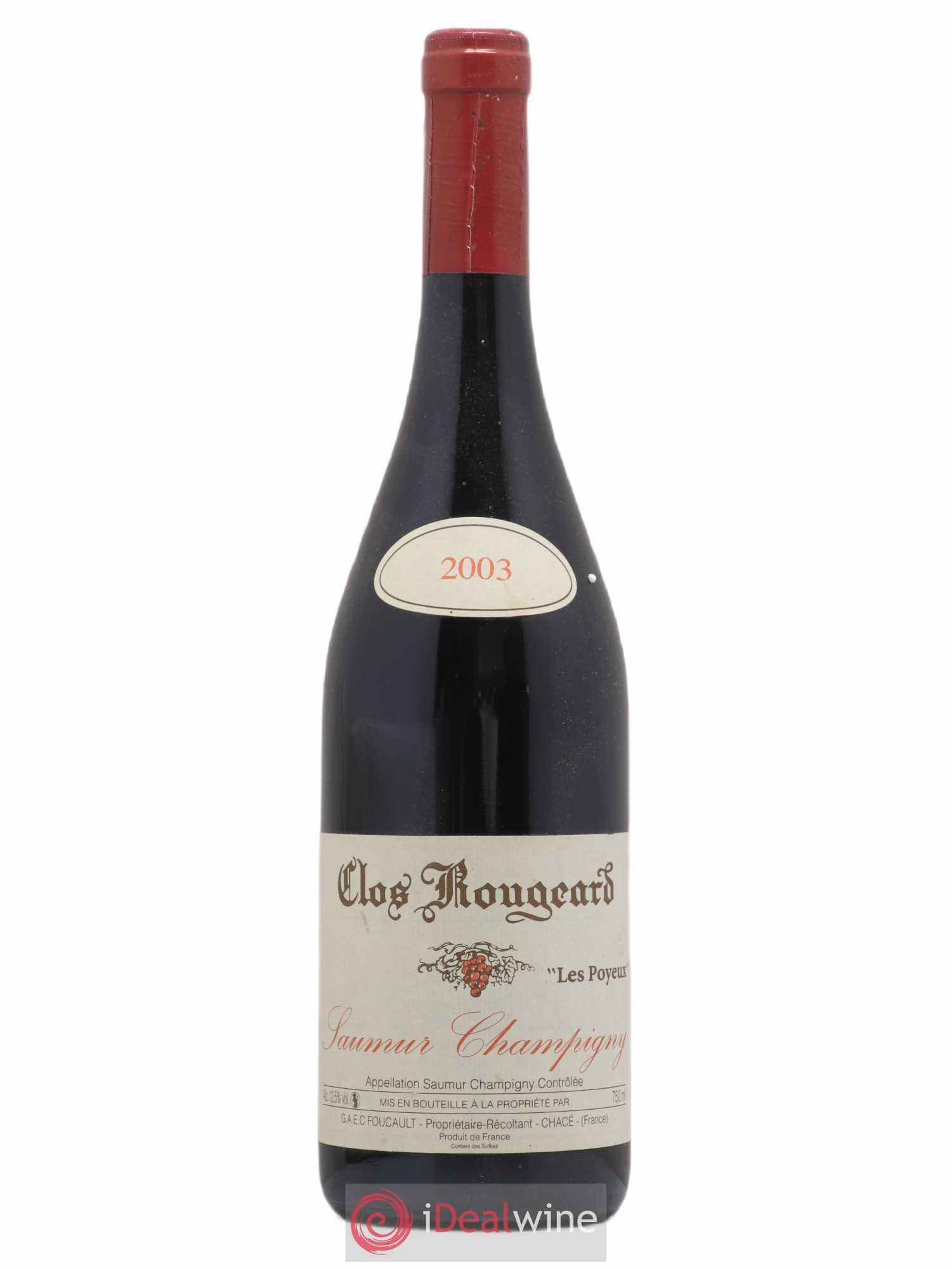 Saumur-Champigny Les Poyeux Clos Rougeard 2003 - Lot de 1 bouteille - 0