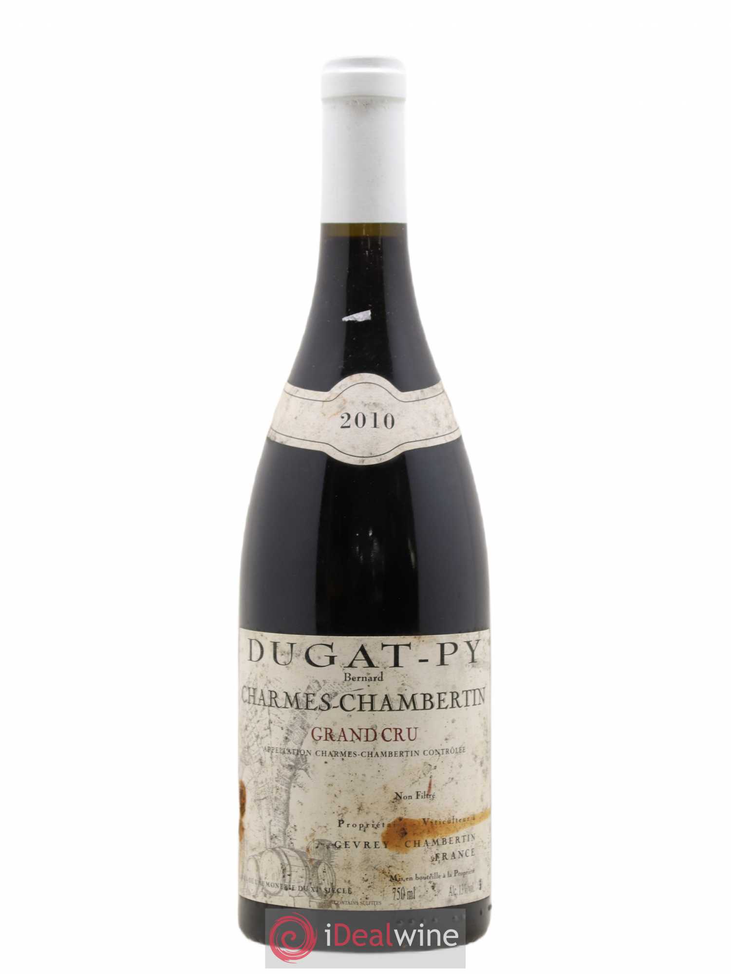 Charmes-Chambertin Grand Cru Dugat-Py 2010 - Lot de 1 bouteille - 0