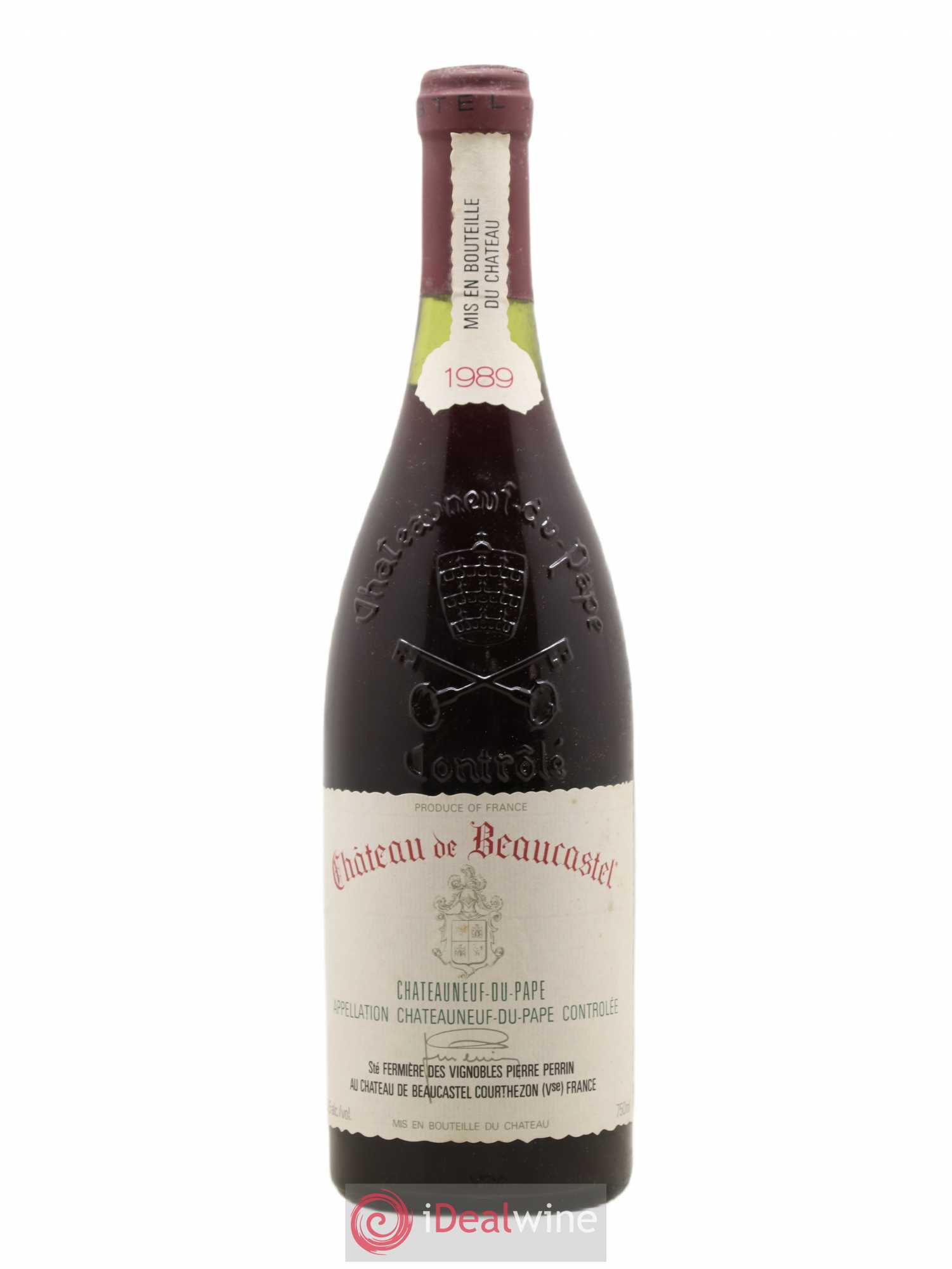 Châteauneuf-du-Pape Château de Beaucastel Famille Perrin 1989 - Lot de 1 bouteille - 0