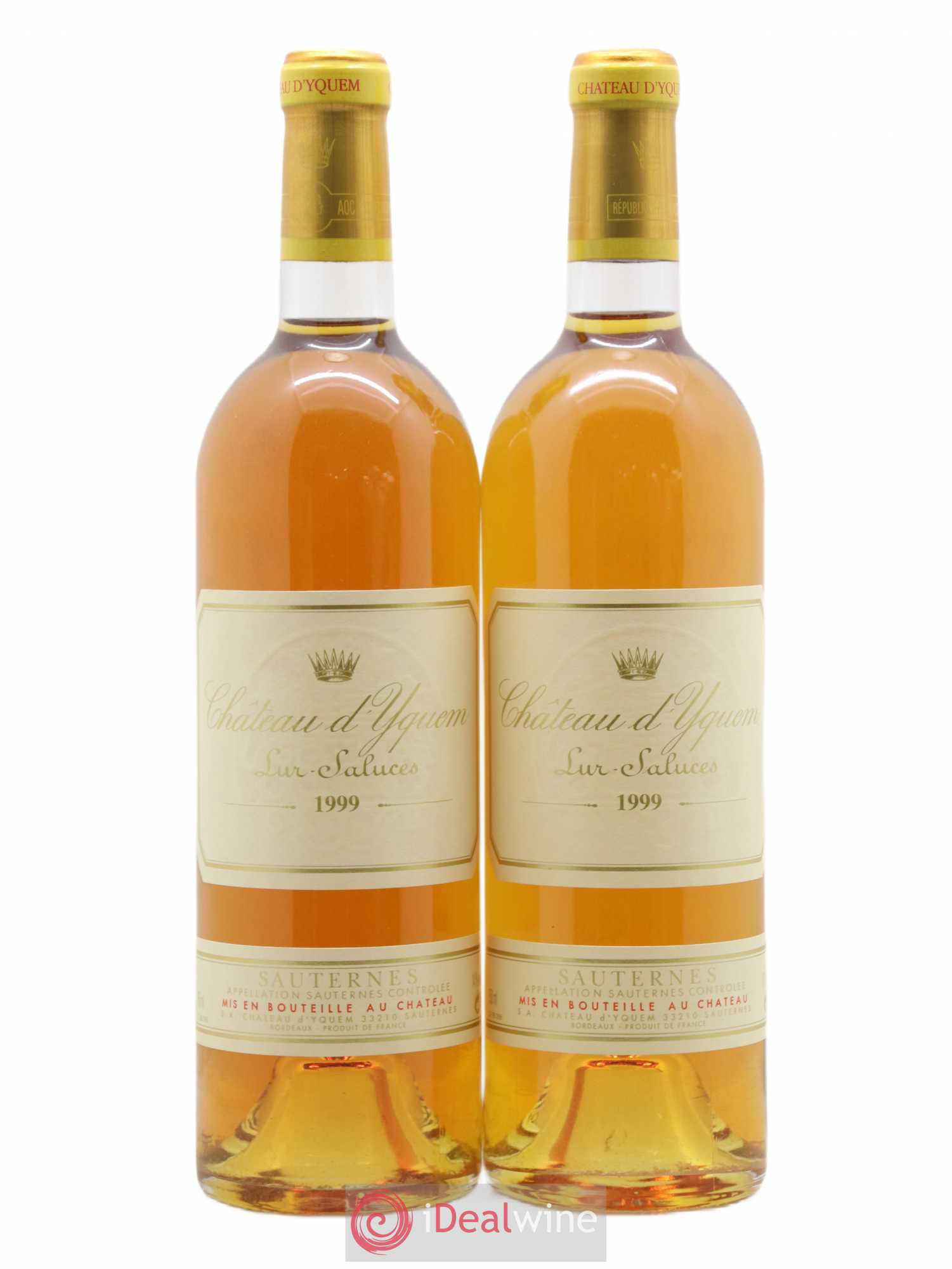 Château d' Yquem 1er Cru Classé Supérieur 1999 - Lotto di 2 bottiglie - 0