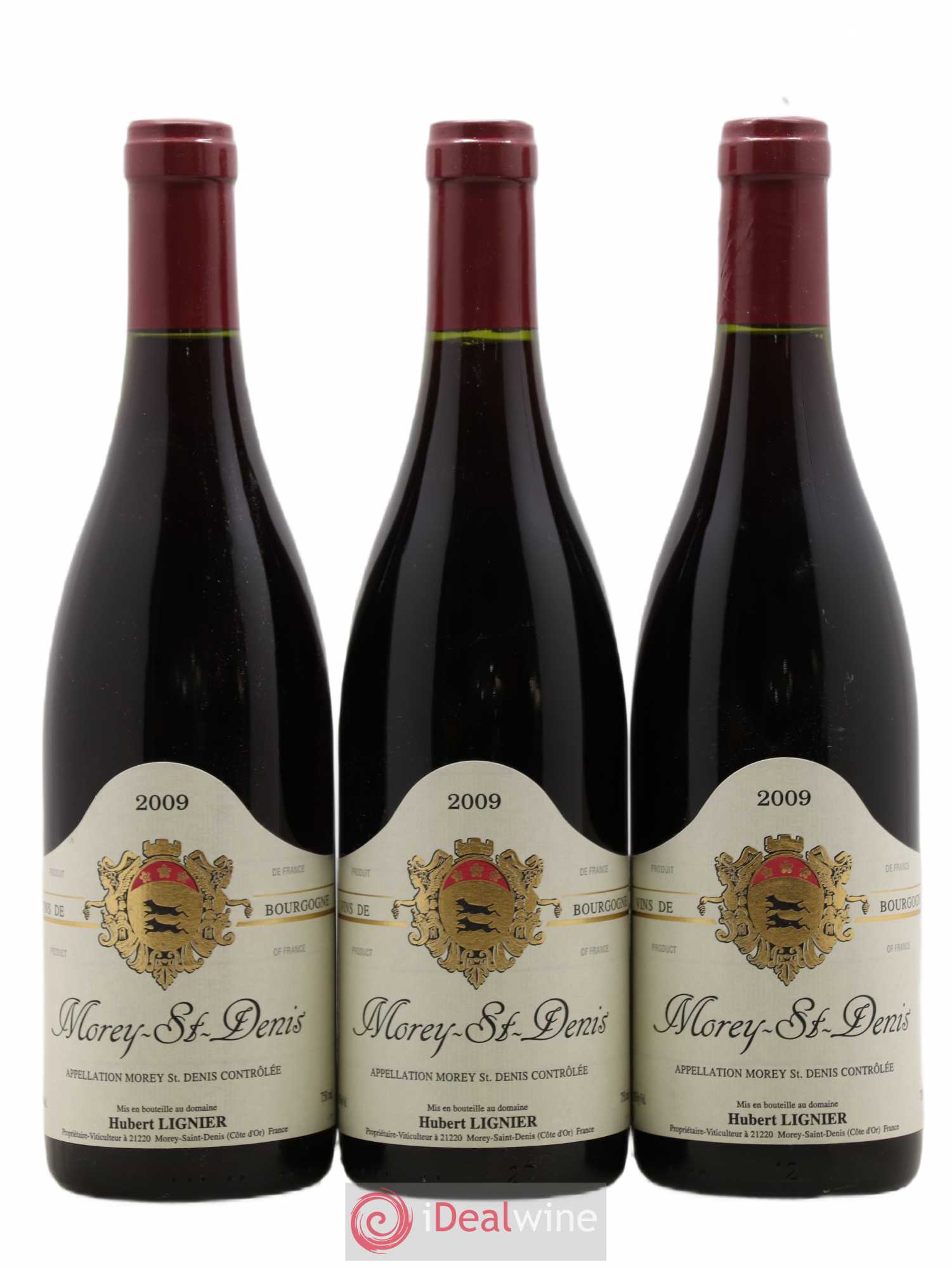 Morey-Saint-Denis Hubert Lignier (Domaine) 2009 - Lot de 3 bouteilles - 0