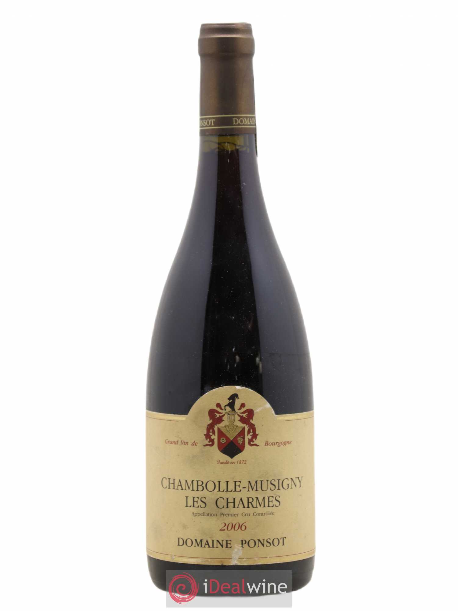 Chambolle-Musigny 1er Cru Les Charmes Ponsot (Domaine) 2006 - Lot de 1 bouteille - 0