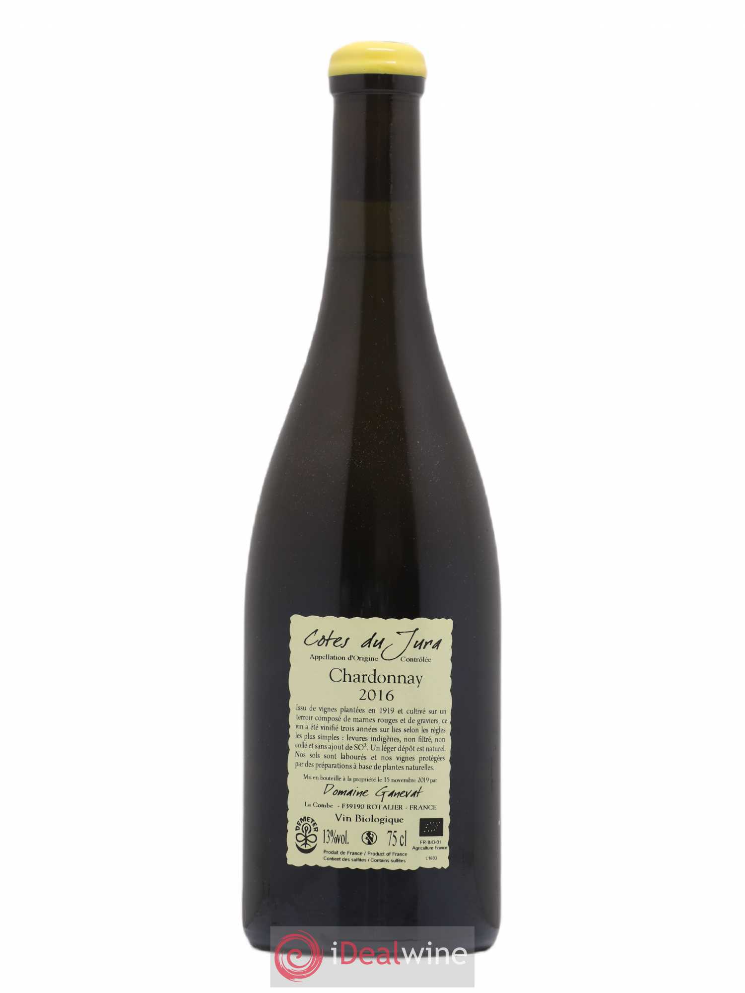 Côtes du Jura Les Grands Teppes Vieilles Vignes Jean-François Ganevat (Domaine) 2016 - Lot de 1 bouteille - 1