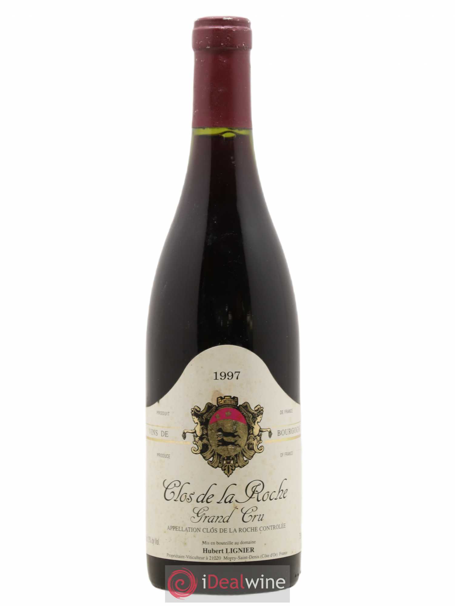 Clos de la Roche Grand Cru Hubert Lignier (Domaine) 1997 - Lot de 1 bouteille - 0