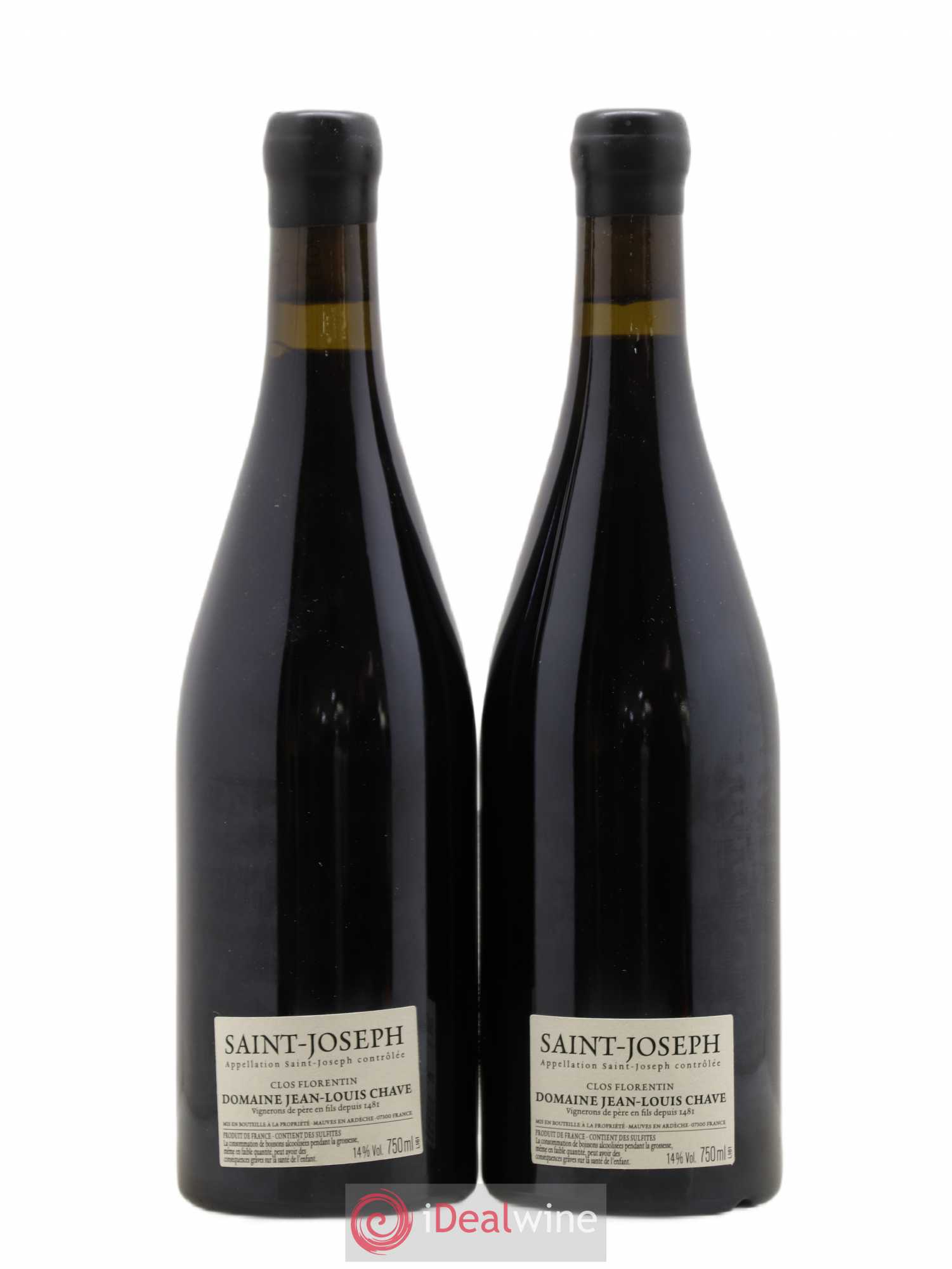 Saint-Joseph Clos Florentin Jean-Louis Chave 2016 - Lot de 2 bouteilles - 1